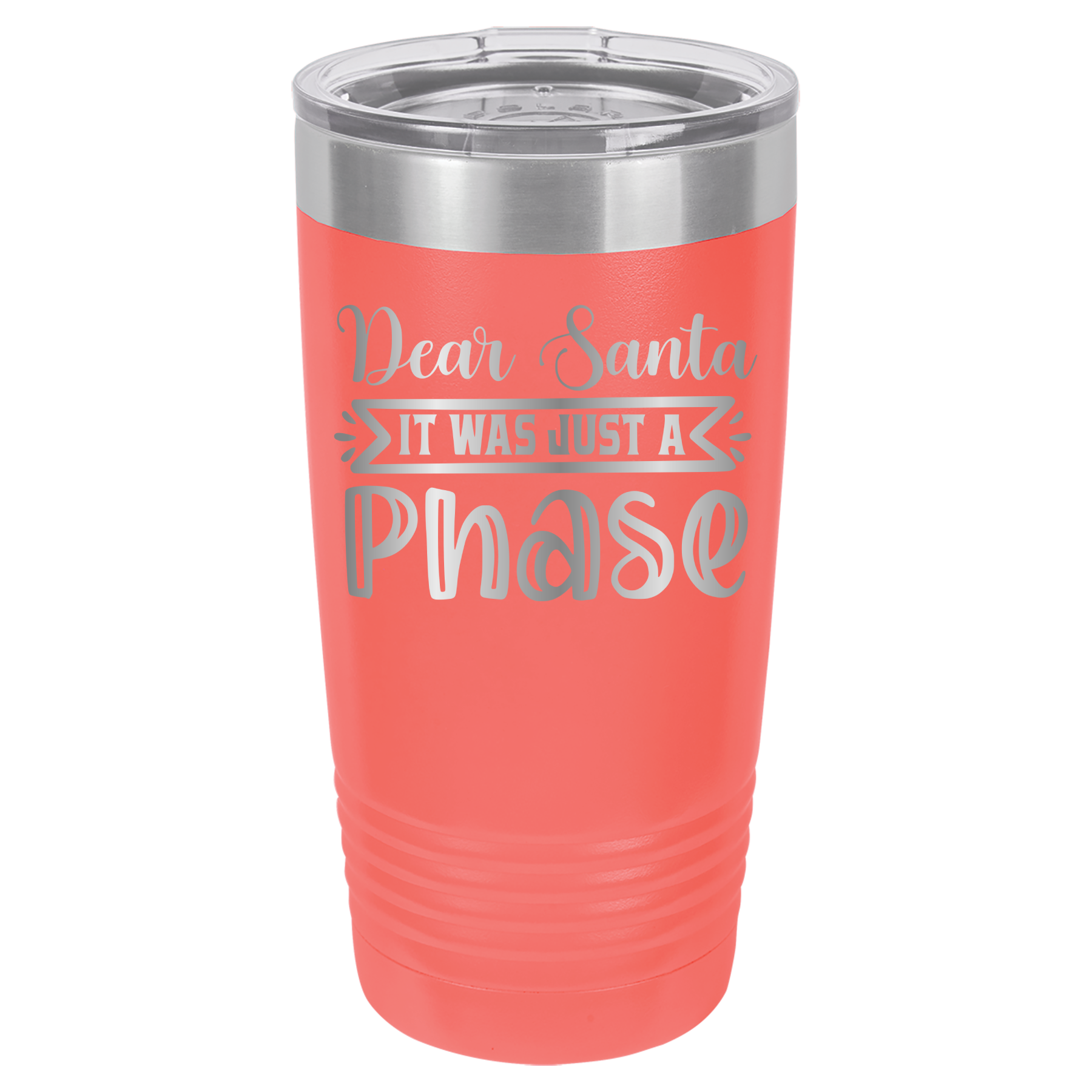 Dear Santa It Was Just A Phase - 20oz Polar Camel Tumbler image 3