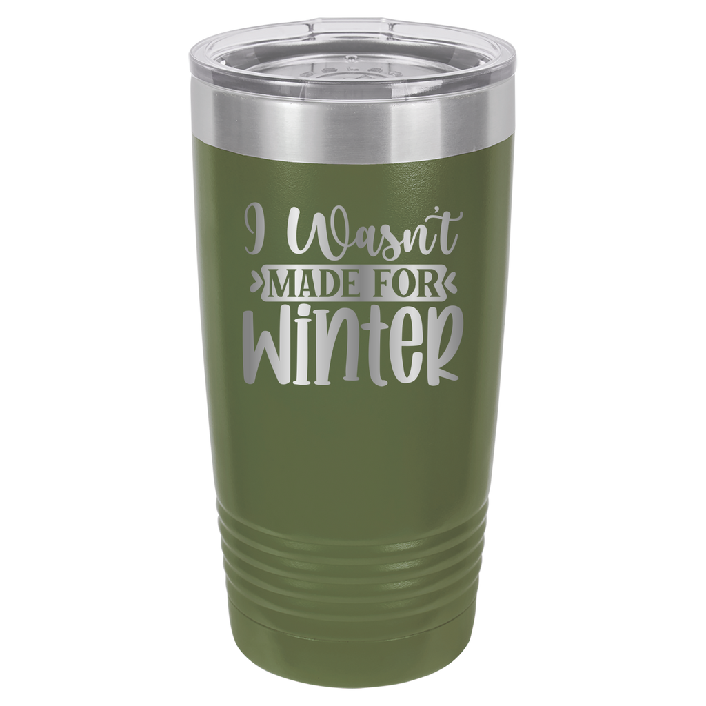I Wasn't Made For Winter - 20oz Polar Camel Tumbler image 8
