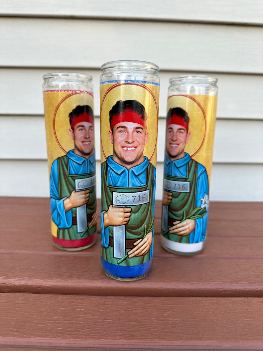 Dalton Kincaid - Buffalo Bills Prayer Candle