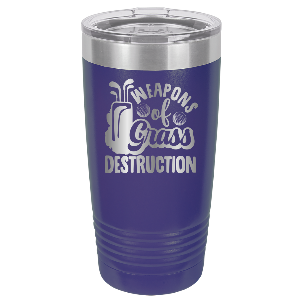 Weapons of Grass Destruction - Golf - 20oz Polar Camel Tumbler - Purple image