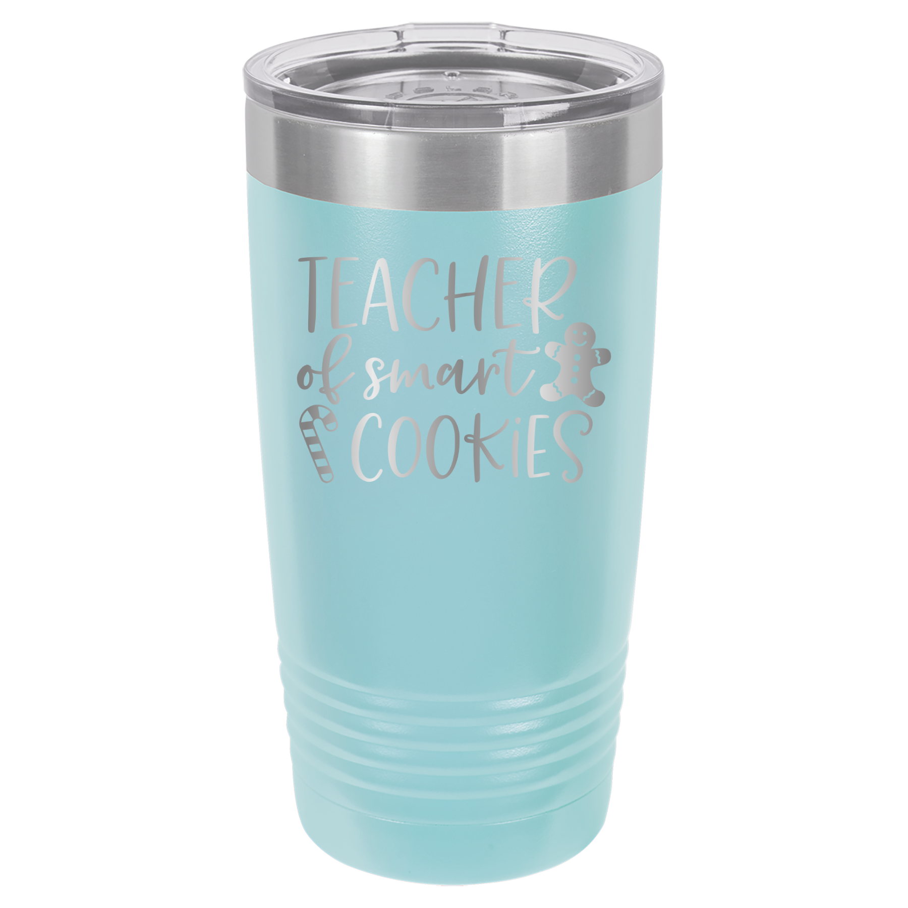Teacher Of Smart Cookies - 20oz Polar Camel Tumbler - Light Blue image