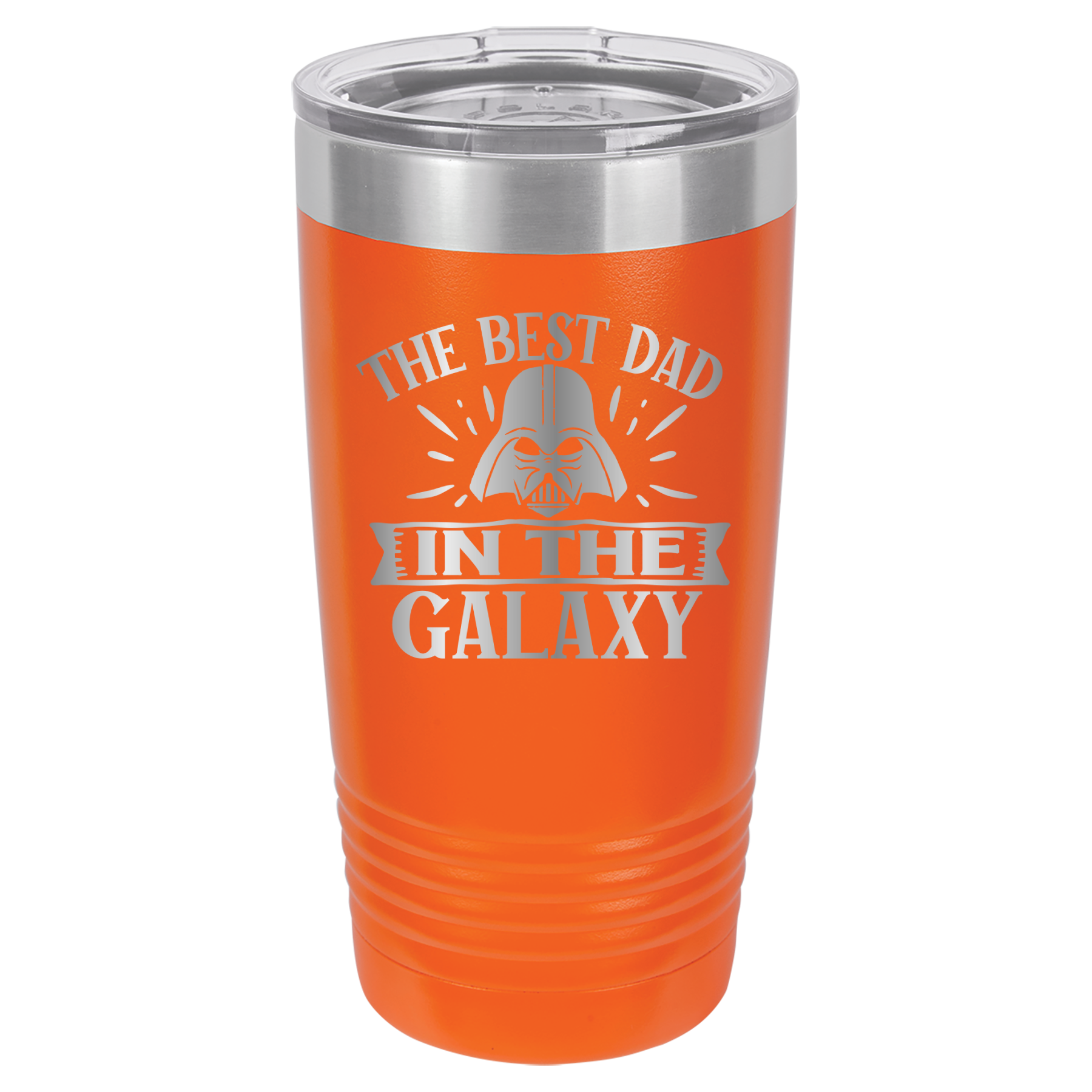 The Best Dad In The Galaxy - 20oz Polar Camel Tumbler - Orange image