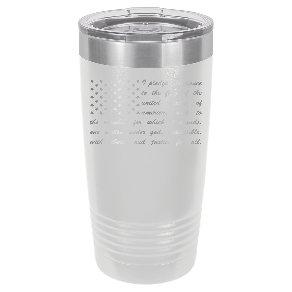 Pledge of Allegiance Flag - 20oz Polar Camel Tumbler - America image 16