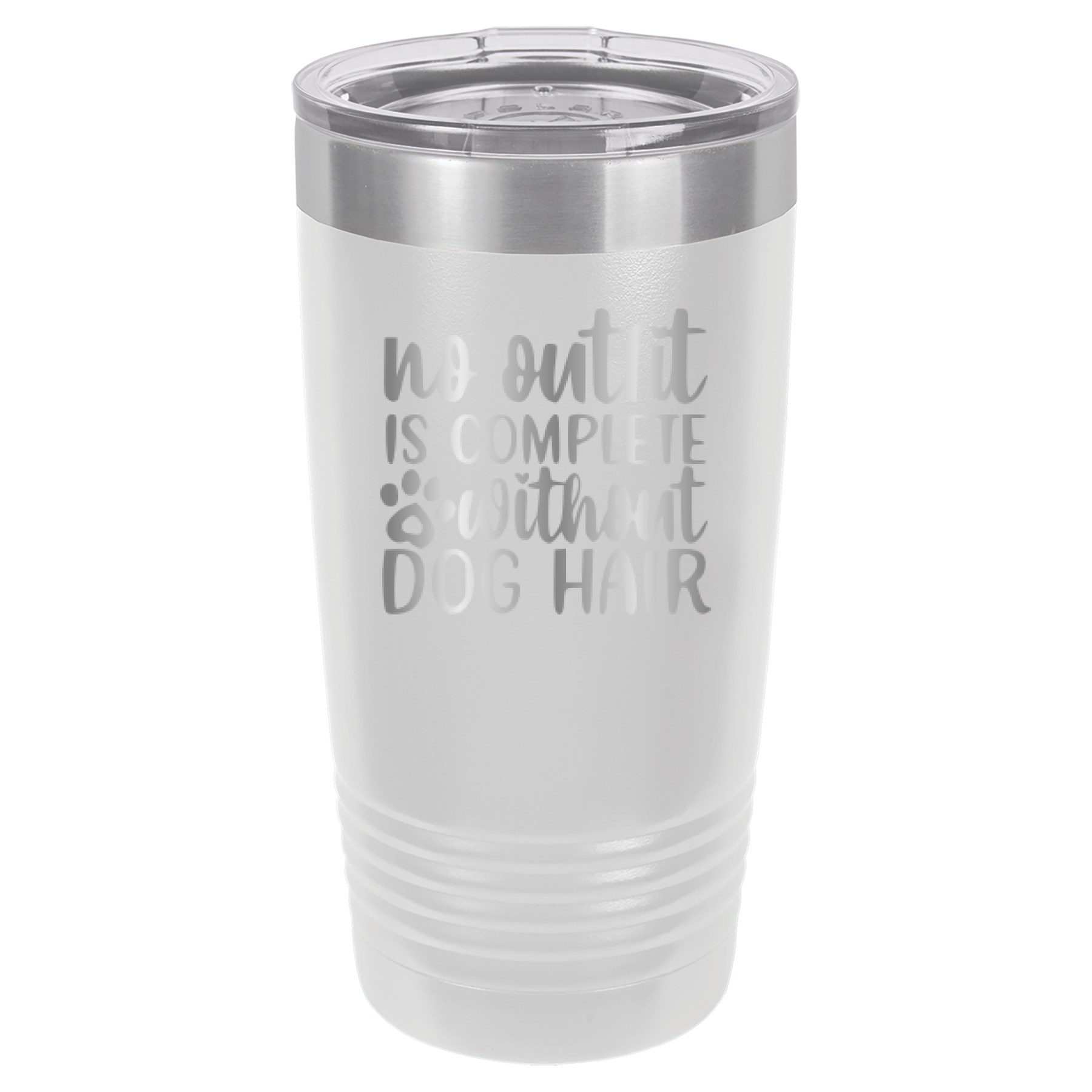 No Outfit Is Complete Without Dog Hair - 20oz Polar Camel Tumbler image 3