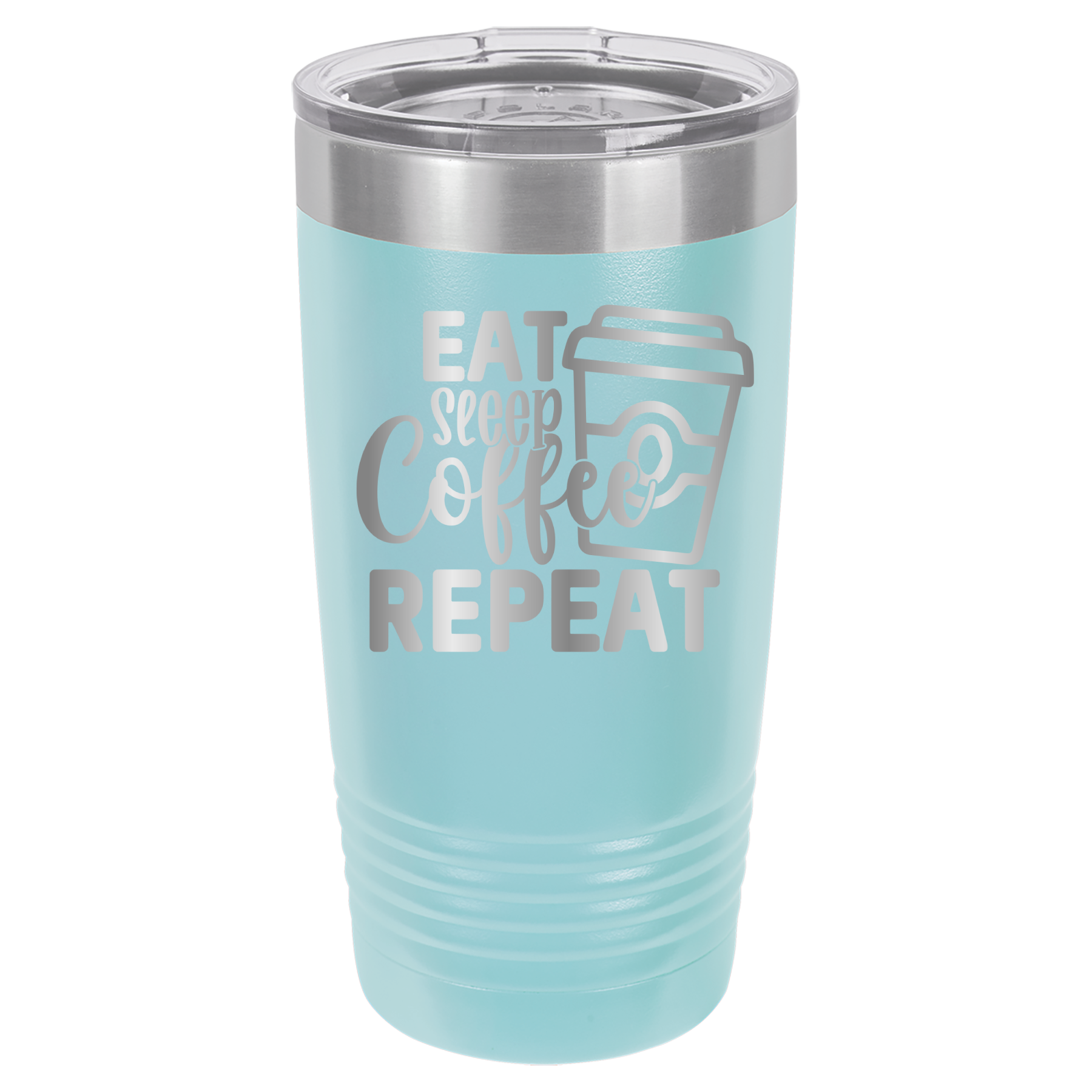 Eat, Sleep, Coffee, Repeat - 20oz Polar Camel Tumbler - For Coffee Lovers! image 12