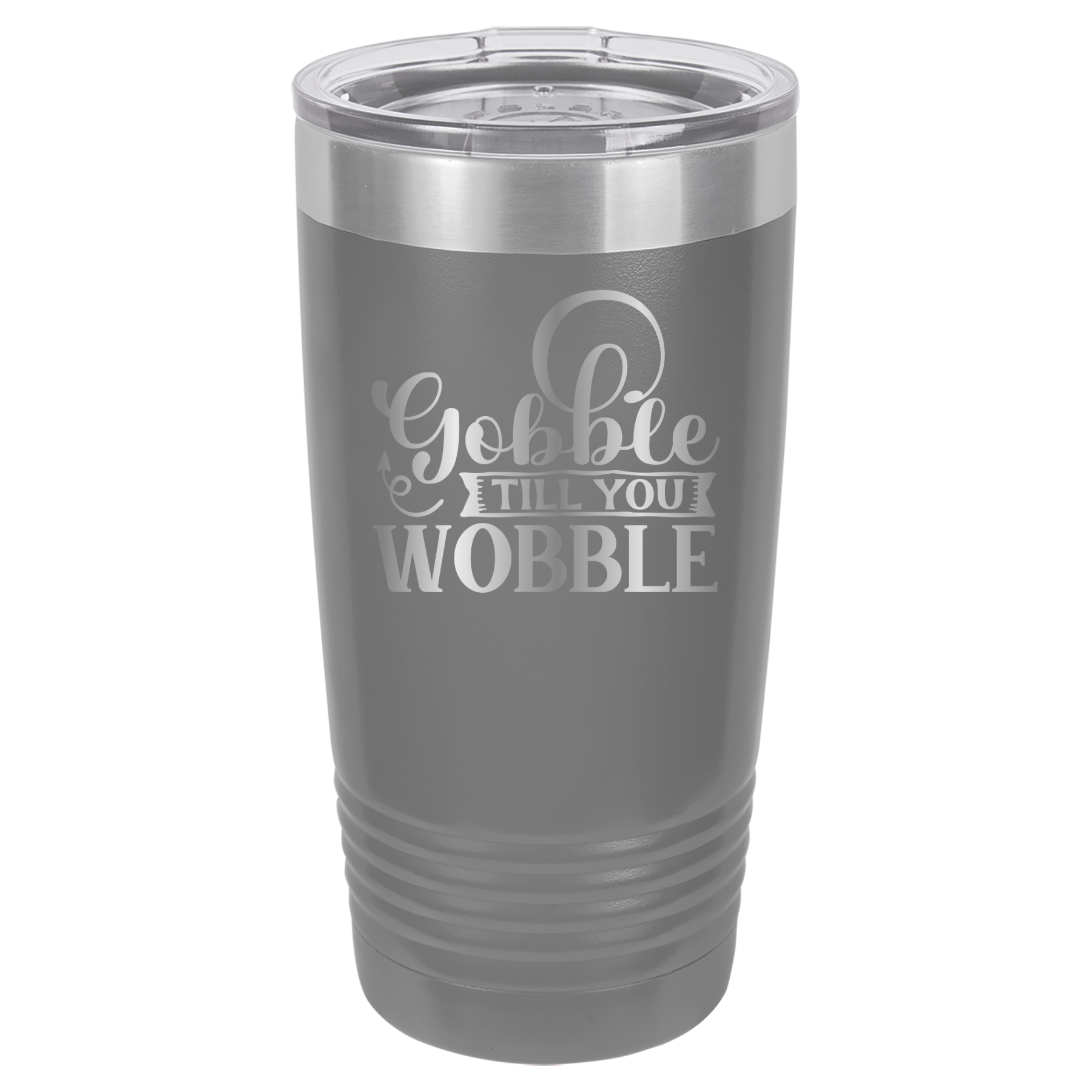 Gobble Til You Wobble - 20oz Polar Camel Tumbler image 4