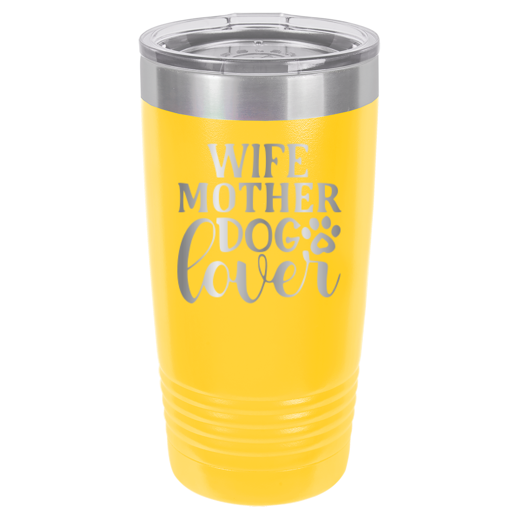 Wife, Mother, Dog Lover - 20oz Polar Camel Tumbler image 2