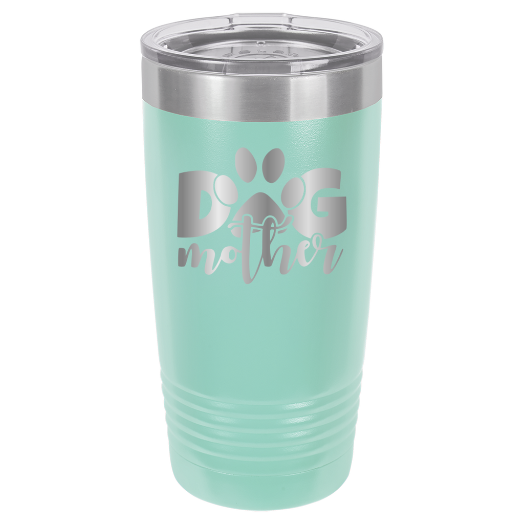 Dog Mother - 20oz Polar Camel Tumbler - Teal image