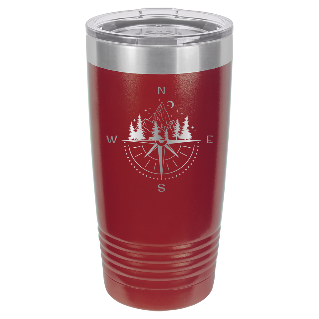 Compass, Map, or Adventure - 20oz Polar Camel Tumbler image 8