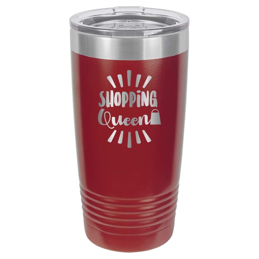 Shopping Queen - 20oz Polar Camel Tumbler - Maroon image