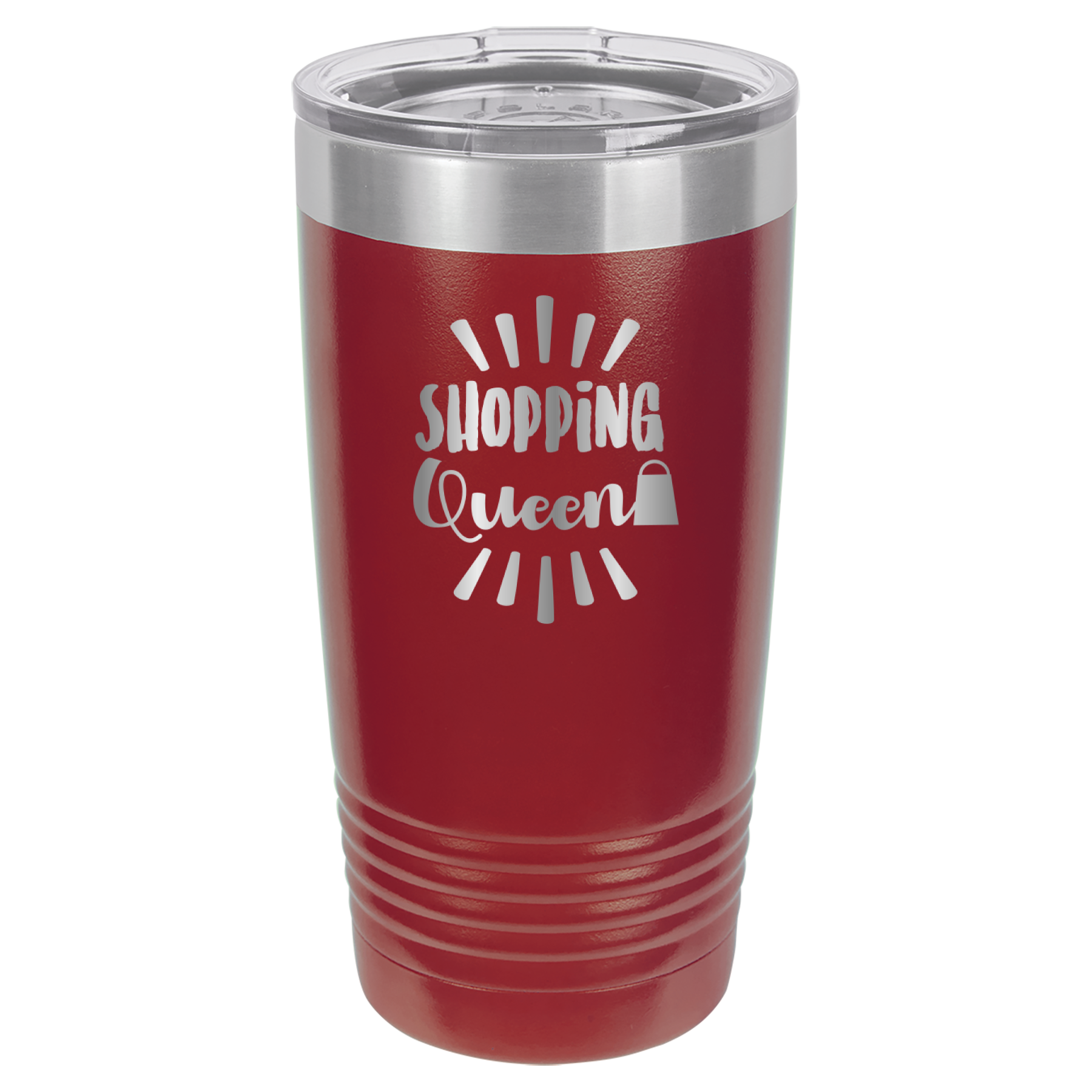 Shopping Queen - 20oz Polar Camel Tumbler - Maroon image