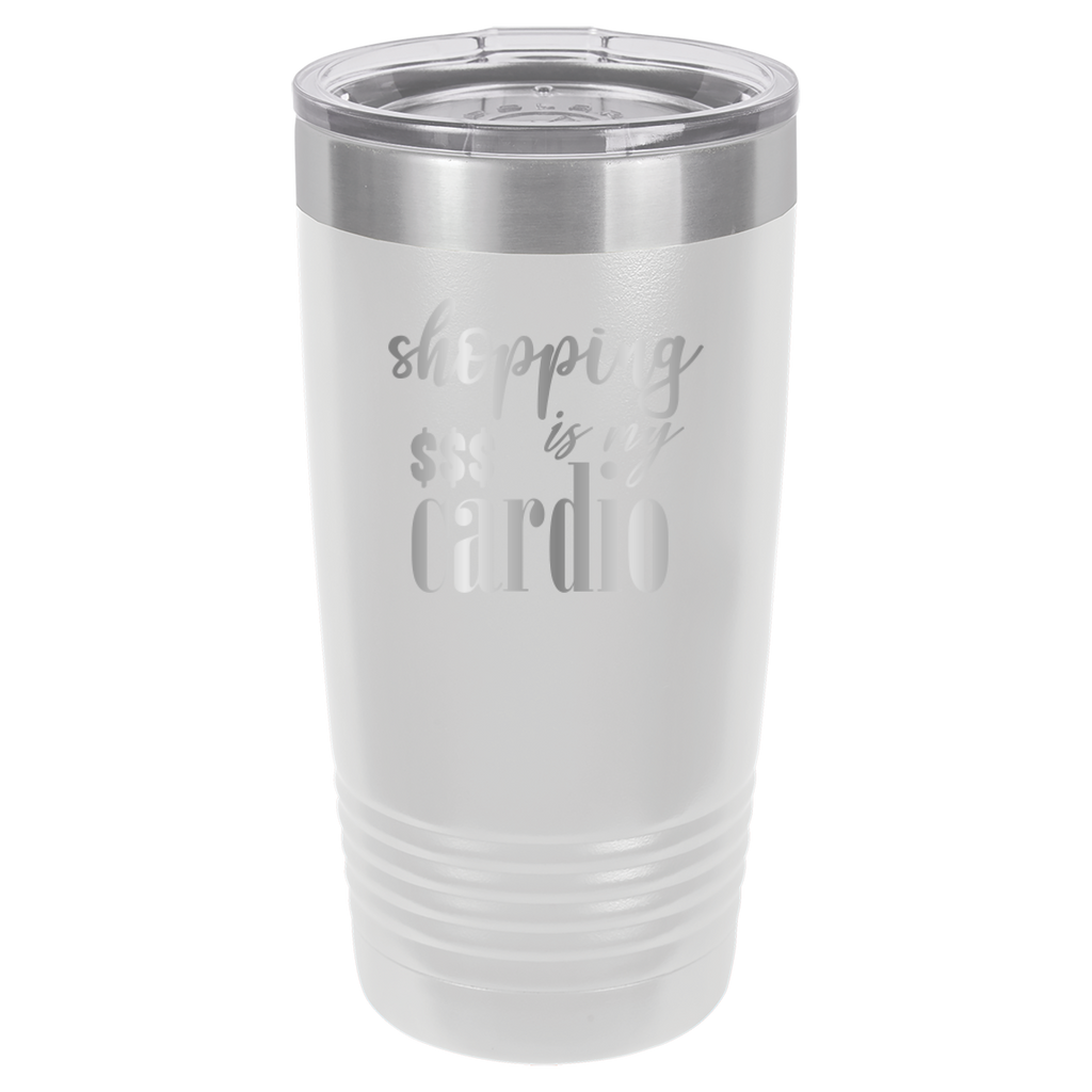 Shopping Is My Cardio - 20oz Polar Camel Tumbler image 16