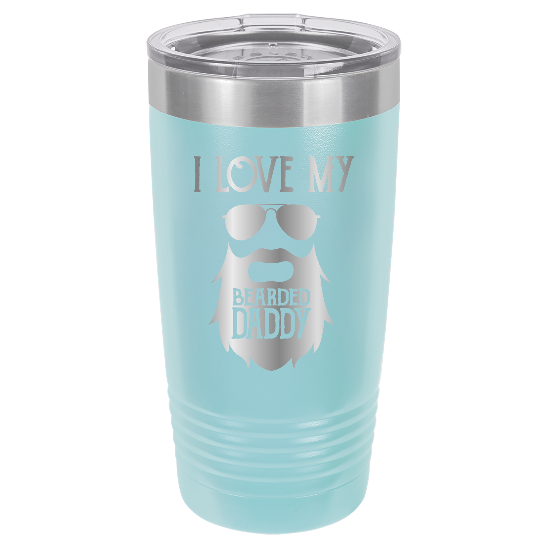 I Love My Bearded Daddy - 20oz Polar Camel Tumbler image 6