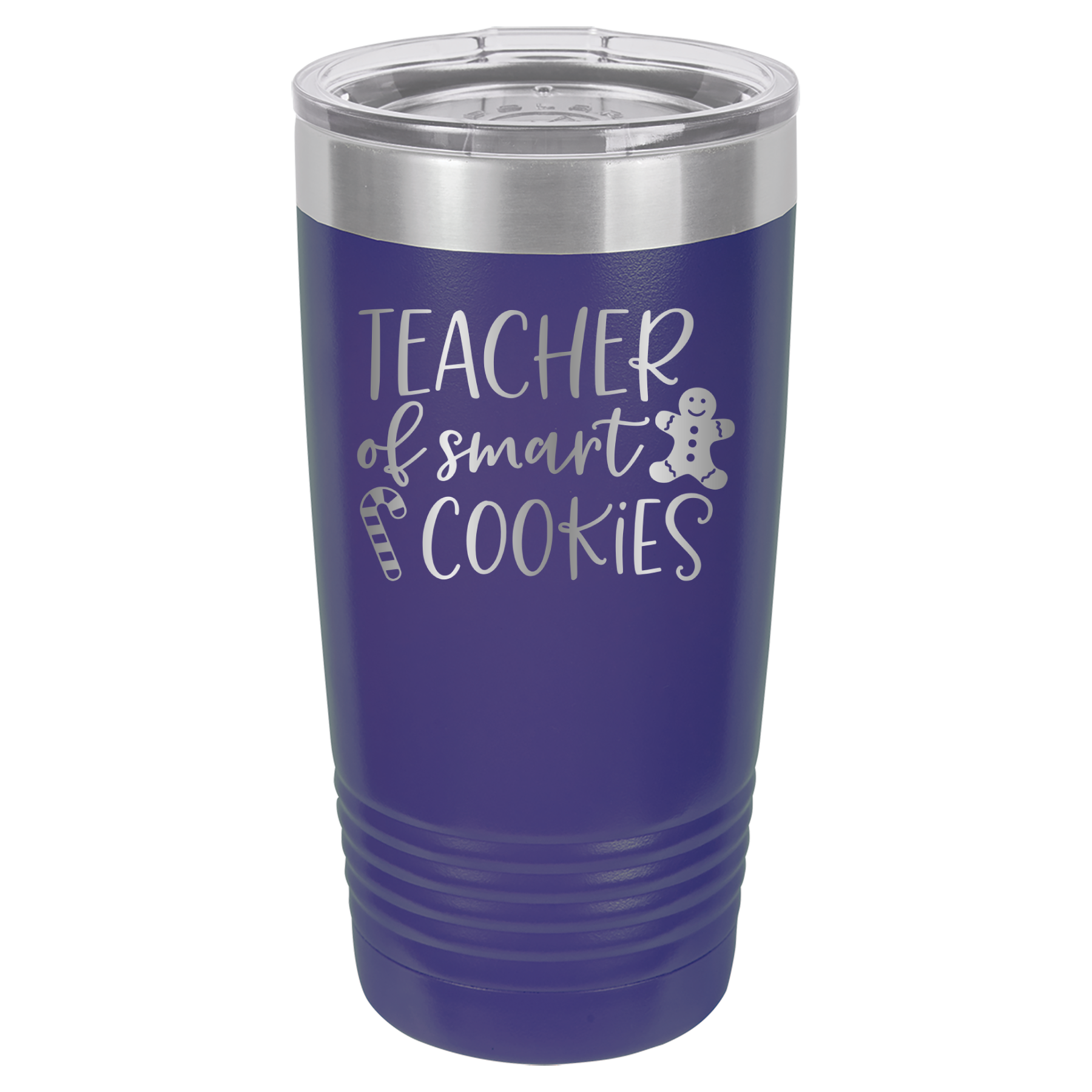Teacher Of Smart Cookies - 20oz Polar Camel Tumbler - Purple image