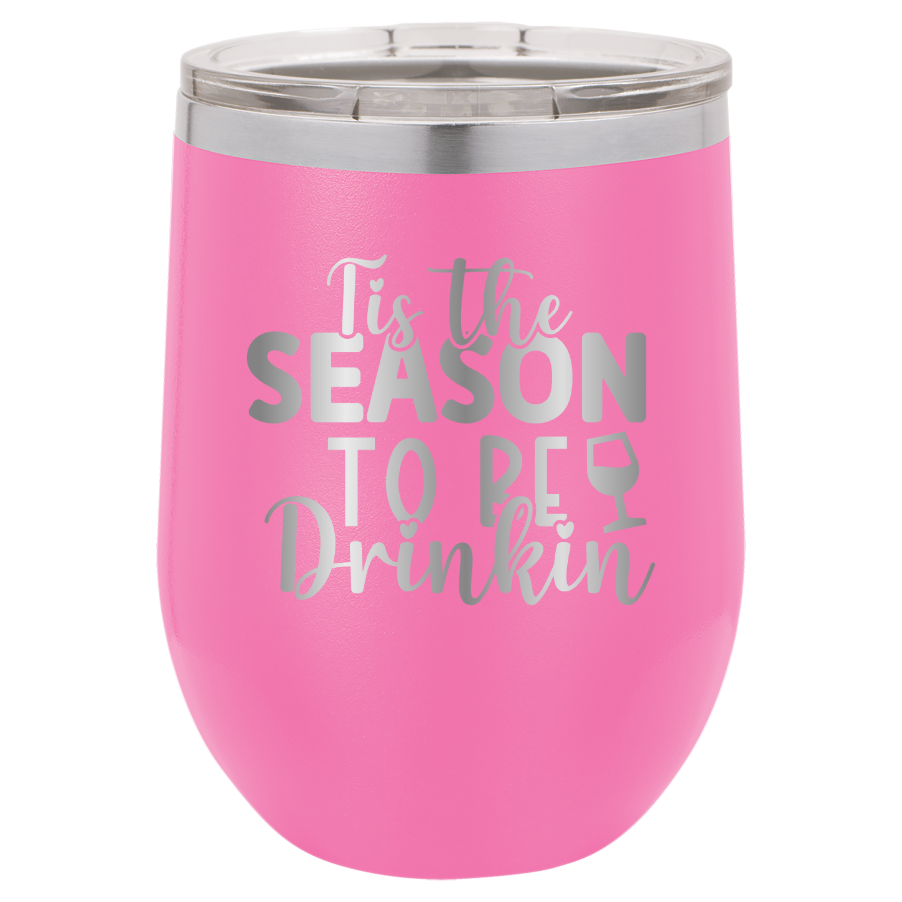 Tis The Season To Be Drinkin' - 12oz Polar Camel Wine Tumbler image 13