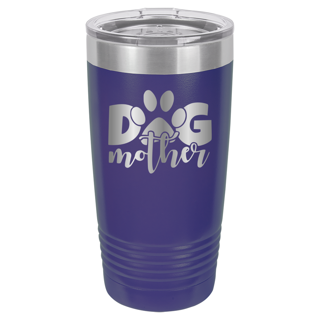 Dog Mother - 20oz Polar Camel Tumbler - Purple image