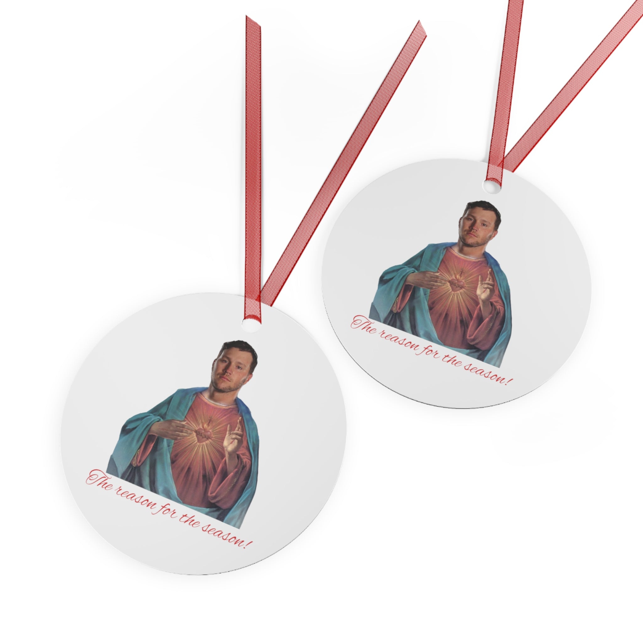 Josh Allen Metal Ornament- Bills