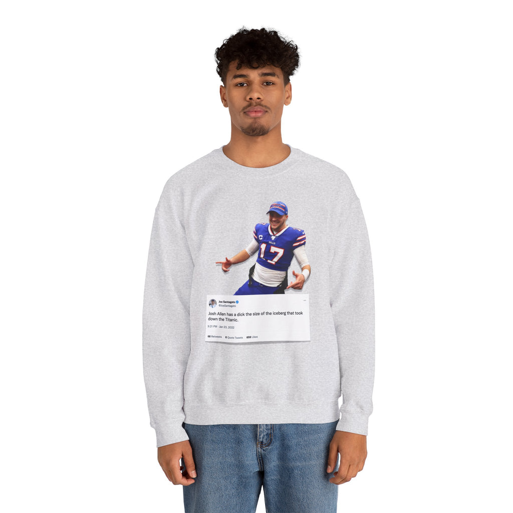 Josh Allen is Packin' Sweatshirt