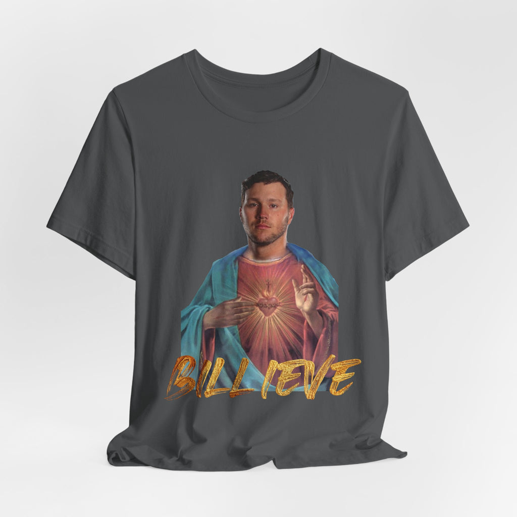 Buffalo Bills Josh Allen Billieve T-Shirt, Football Fan Gift, Game Day Apparel, NFL Team Tee, Sports Fan Shirt