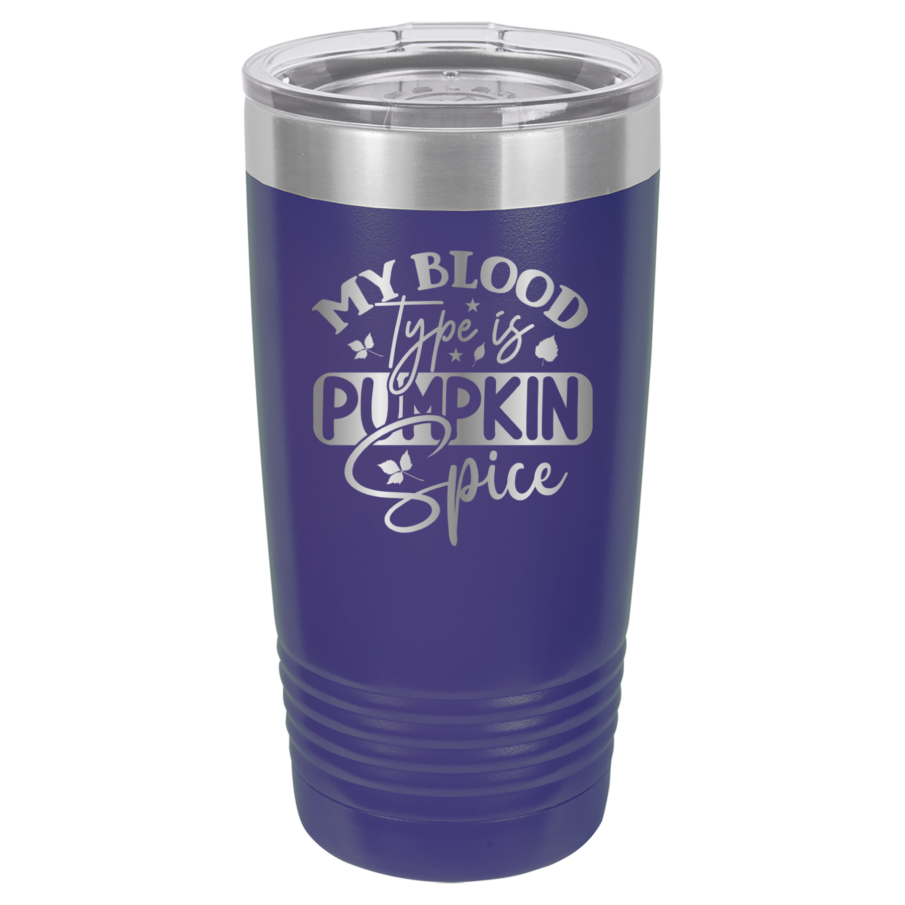 My Blood Type Is Pumpkin Spice - 20oz Polar Camel Tumbler image 13