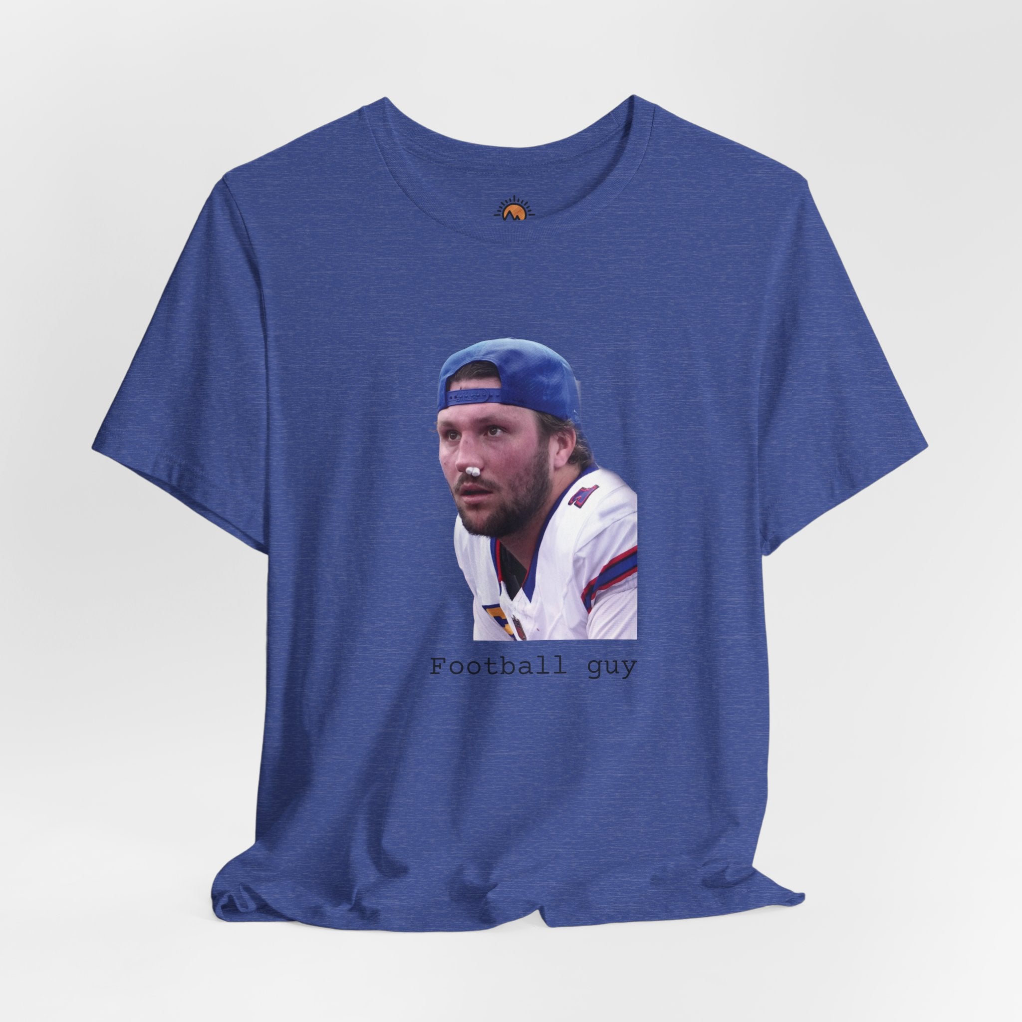 Josh Allen Football Guy Unisex Tee, Buffalo Bills Fan Gift, Short Sleeve T-Shirt, Game Day Shirt, Tough Quarterback Tee, Sports Fan Apparel