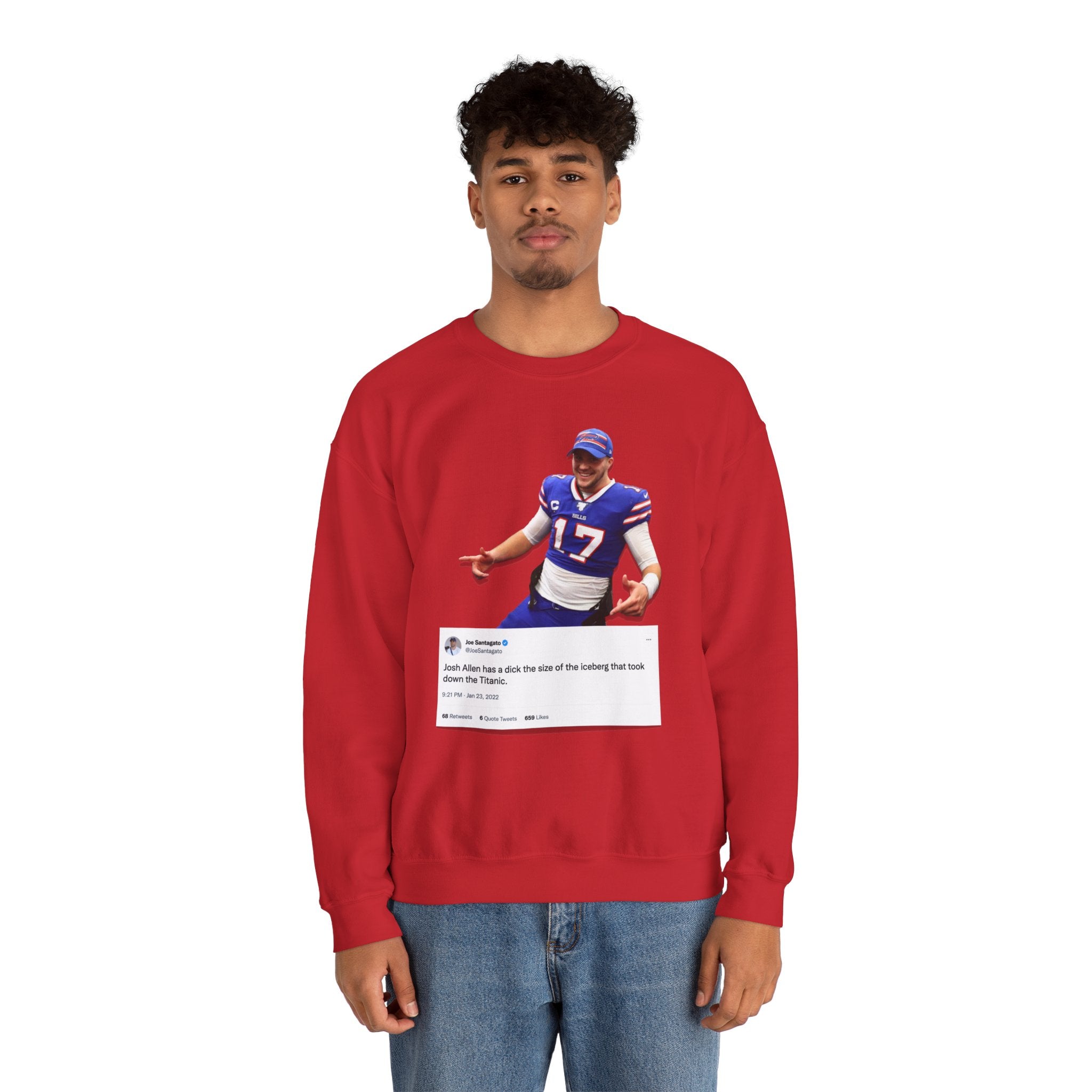 Josh Allen is Packin' Sweatshirt