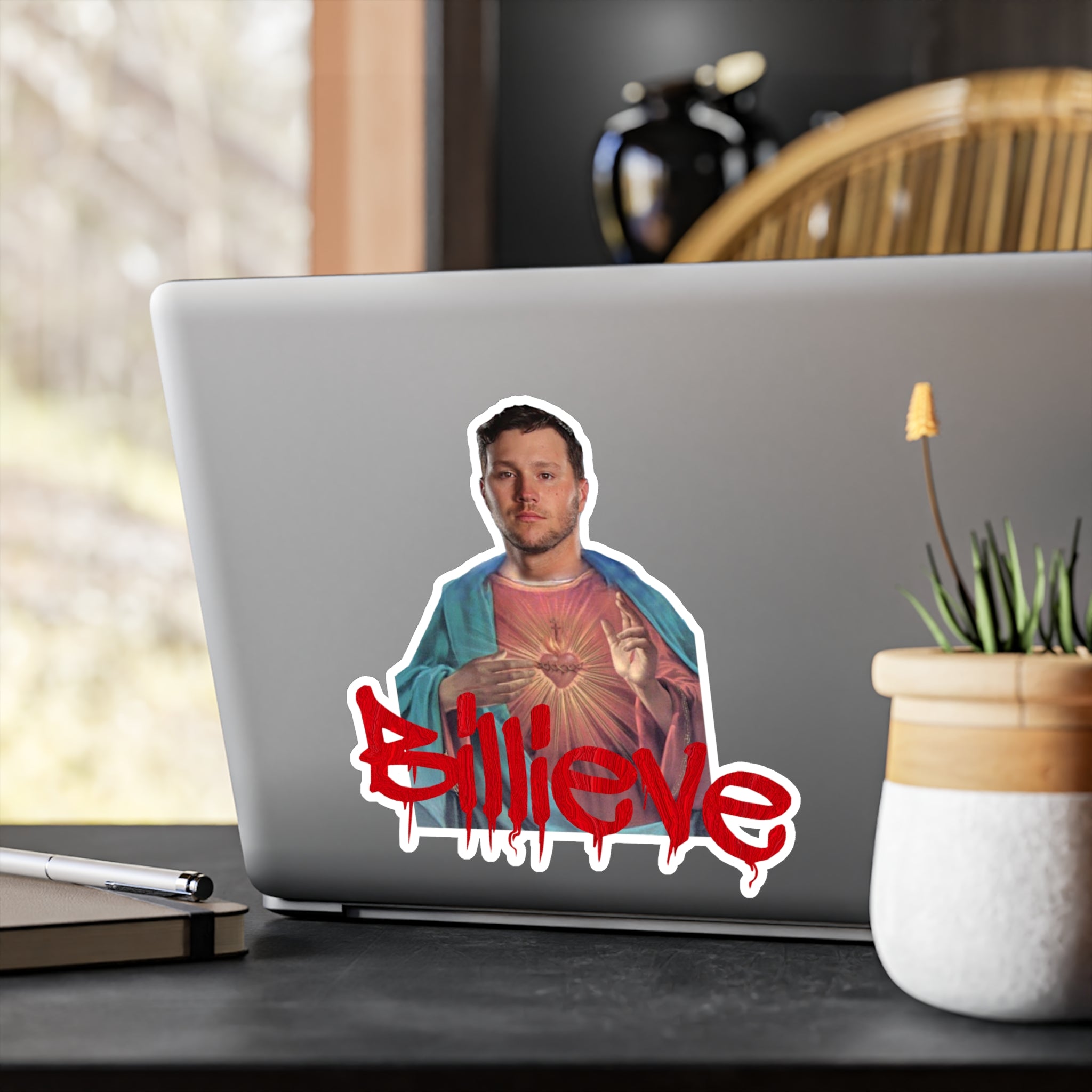 Jesus Allen Billieve Sticker- Buffalo Bills Mafia