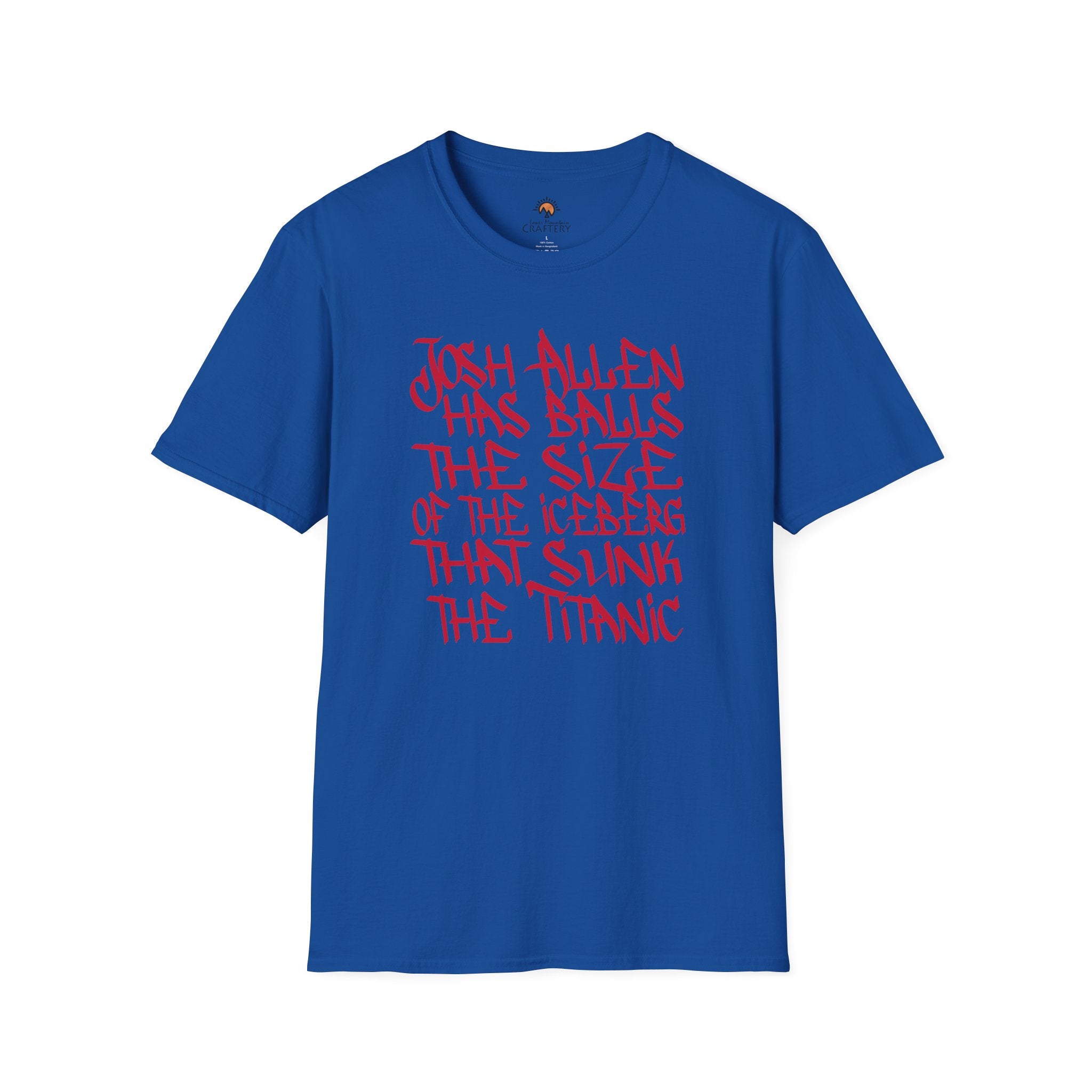 Josh Allen's B@lls Sunk the Titanic tee shirt