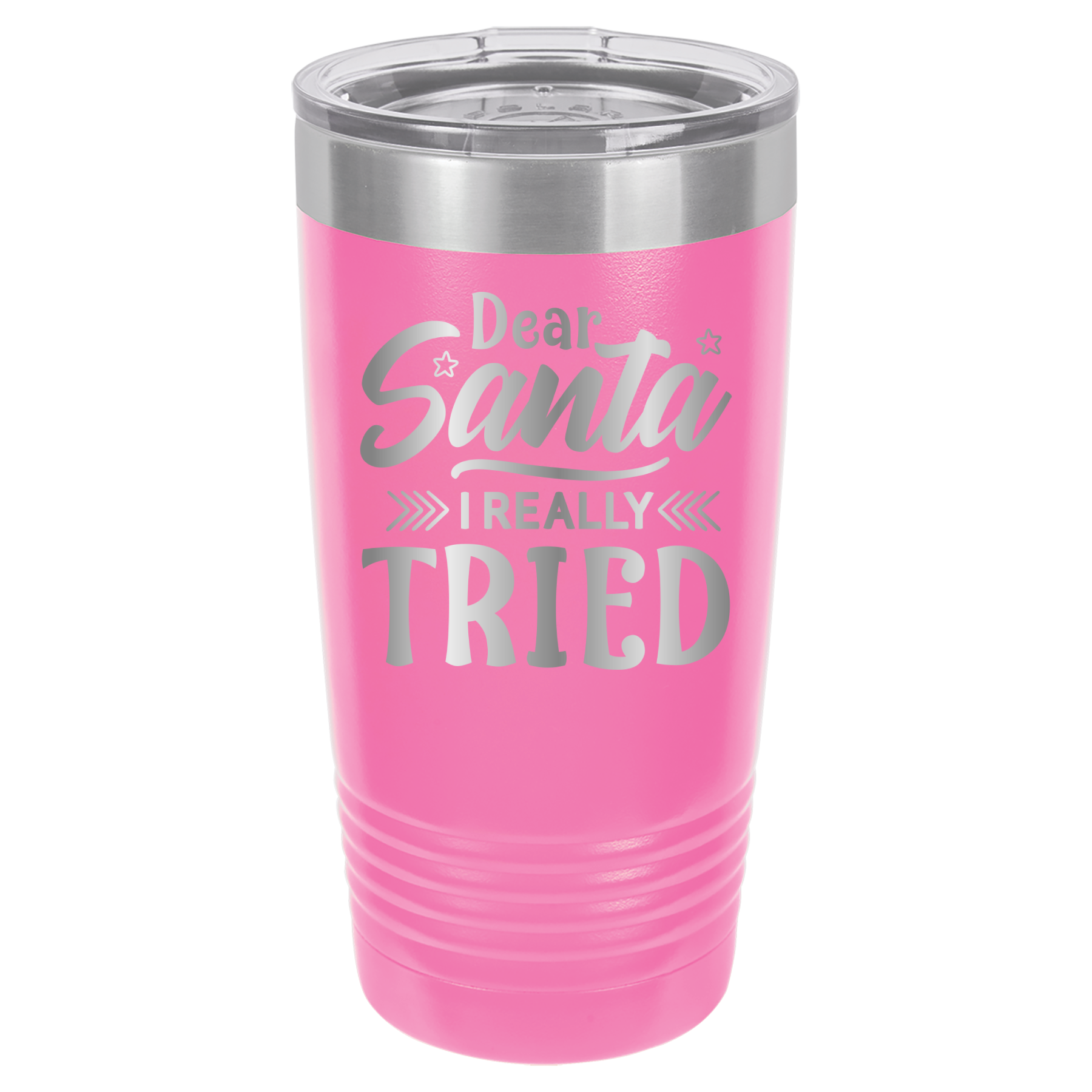Dear Santa I Really Tried - 20oz Polar Camel Tumbler image 5