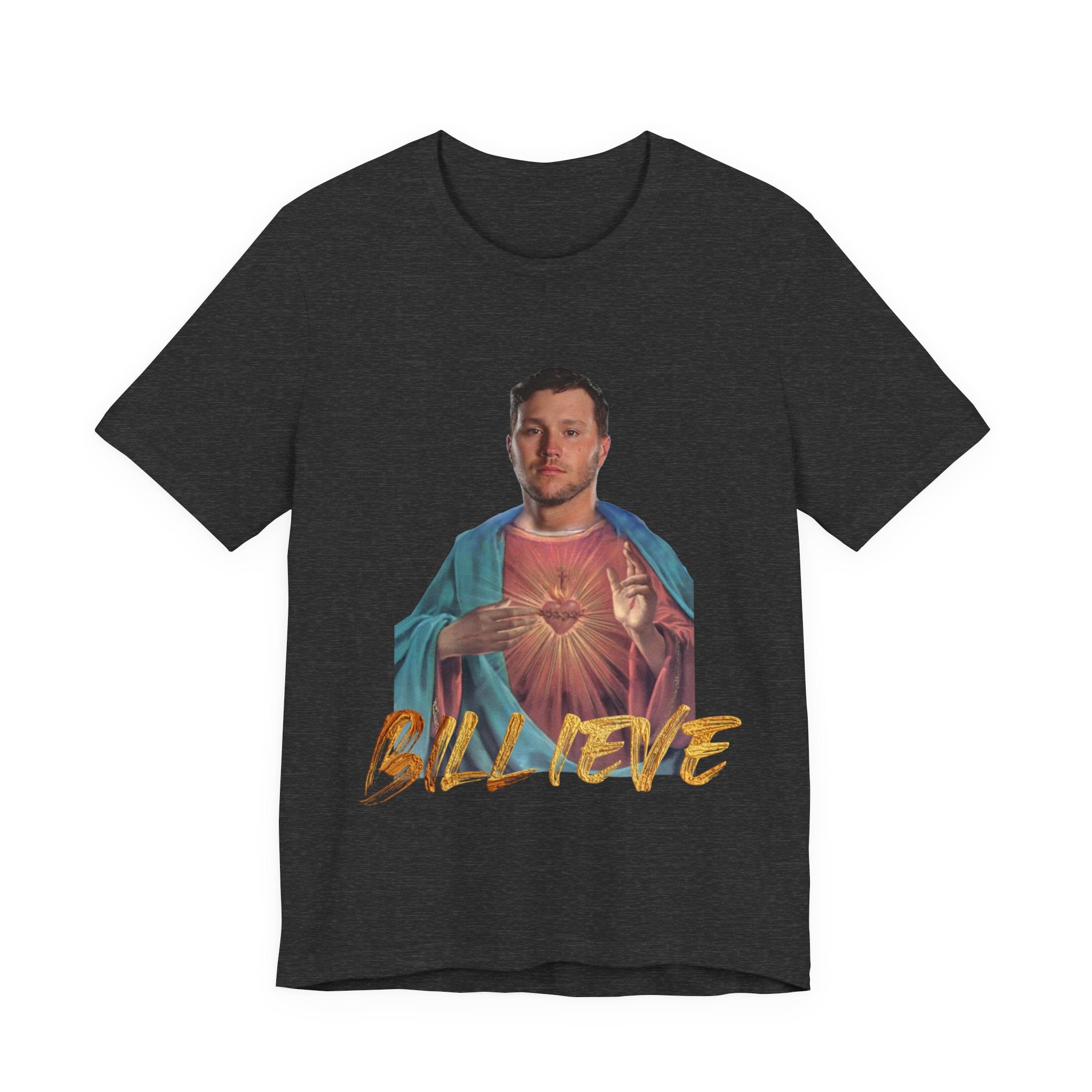 Buffalo Bills Josh Allen Billieve T-Shirt, Football Fan Gift, Game Day Apparel, NFL Team Tee, Sports Fan Shirt