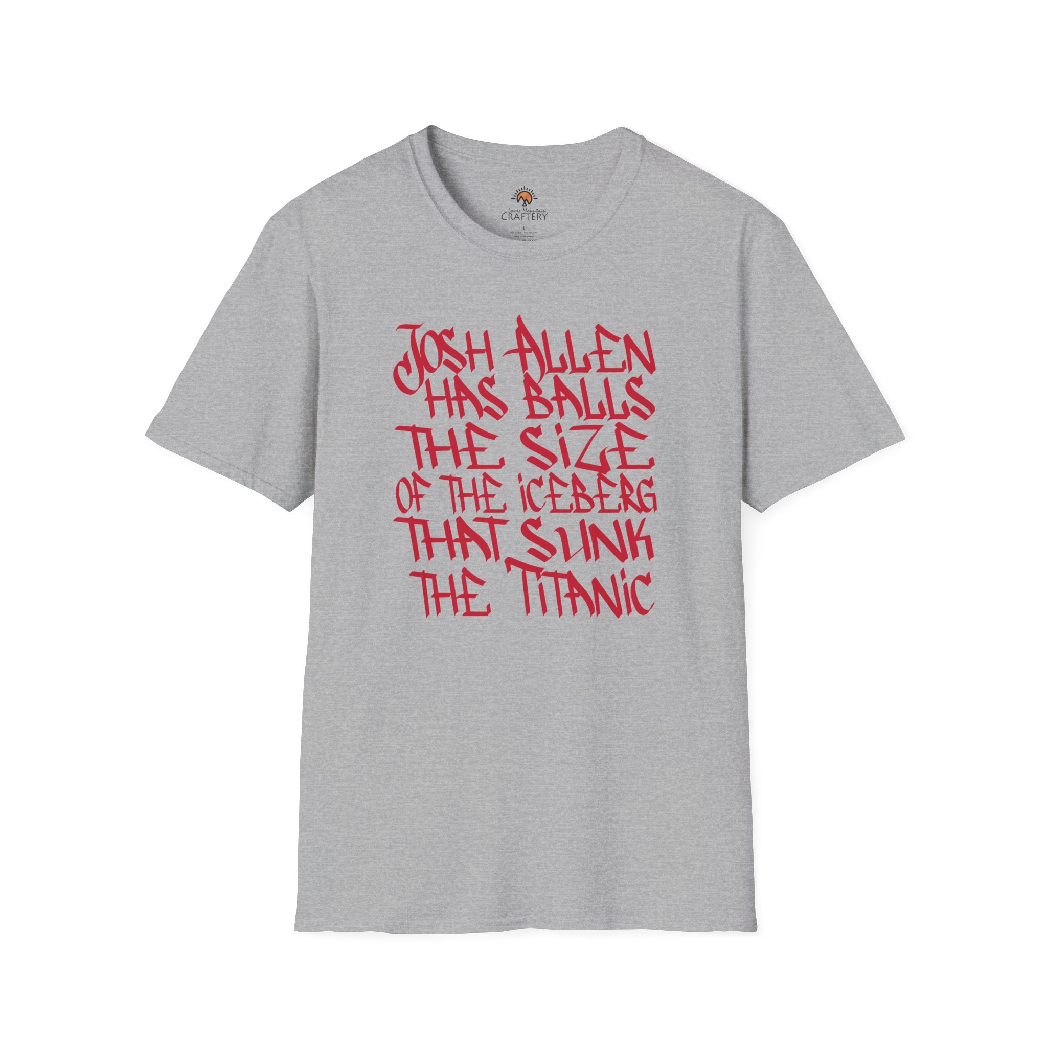Josh Allen's B@lls Sunk the Titanic tee shirt