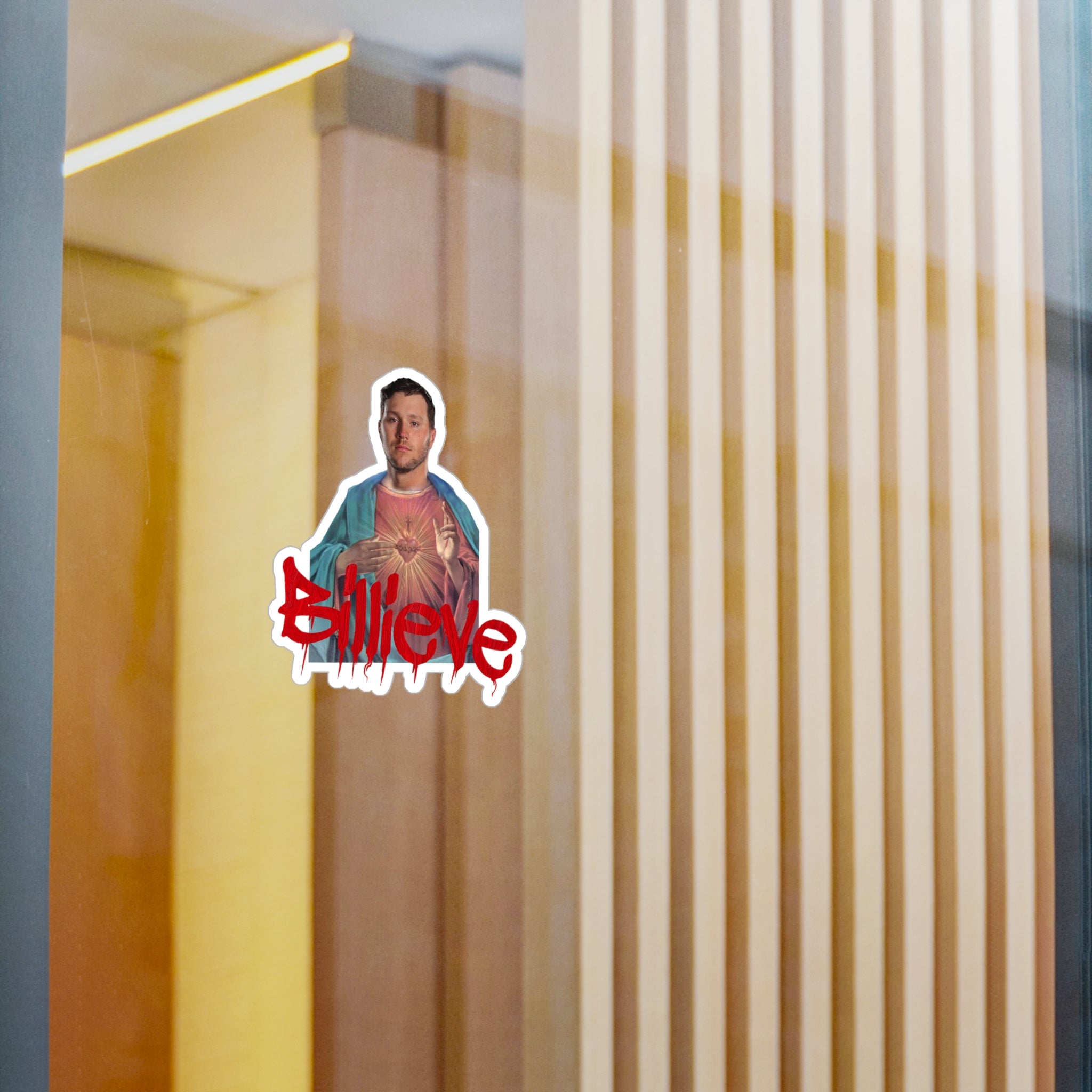 Jesus Allen Billieve Sticker- Buffalo Bills Mafia