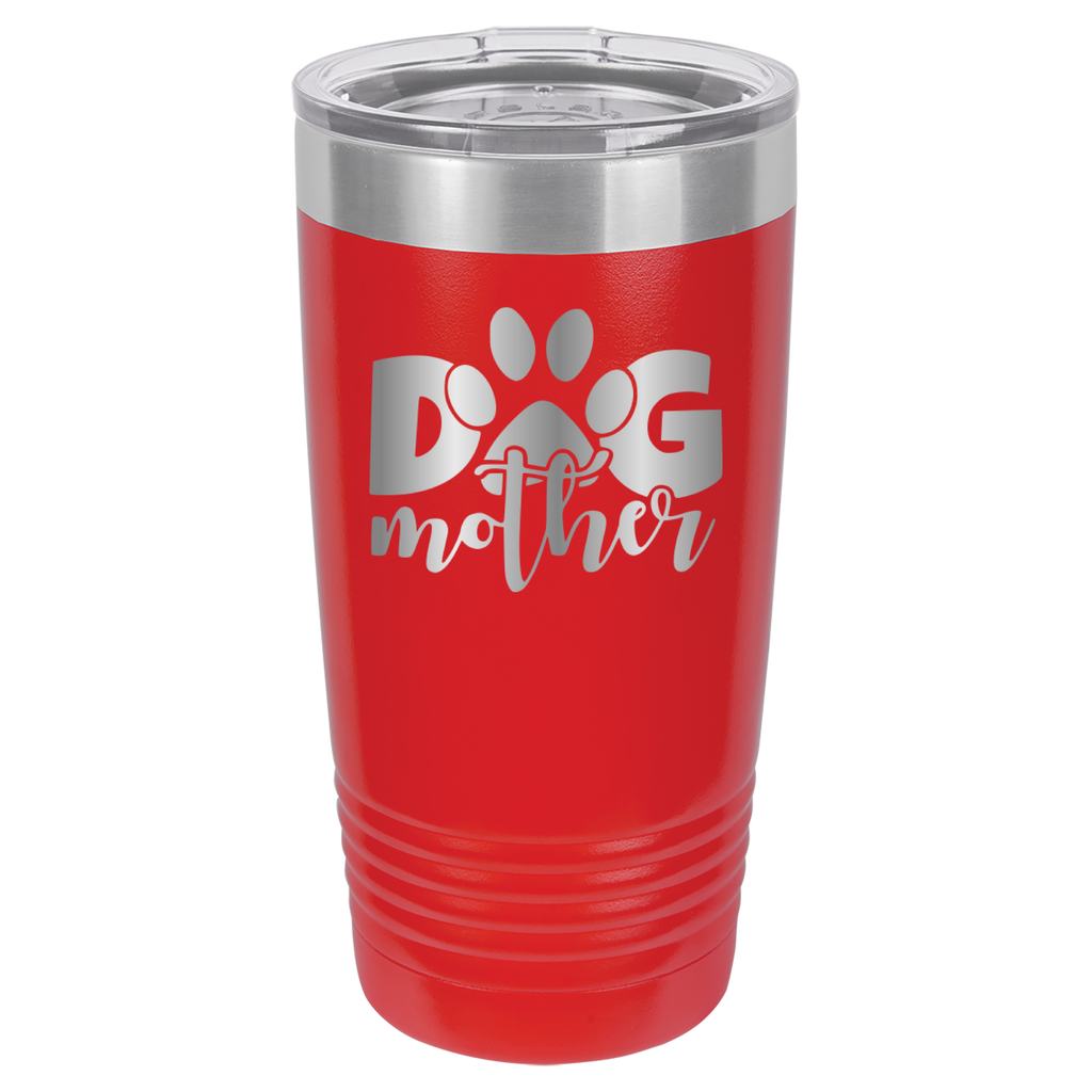Dog Mother - 20oz Polar Camel Tumbler - Red image