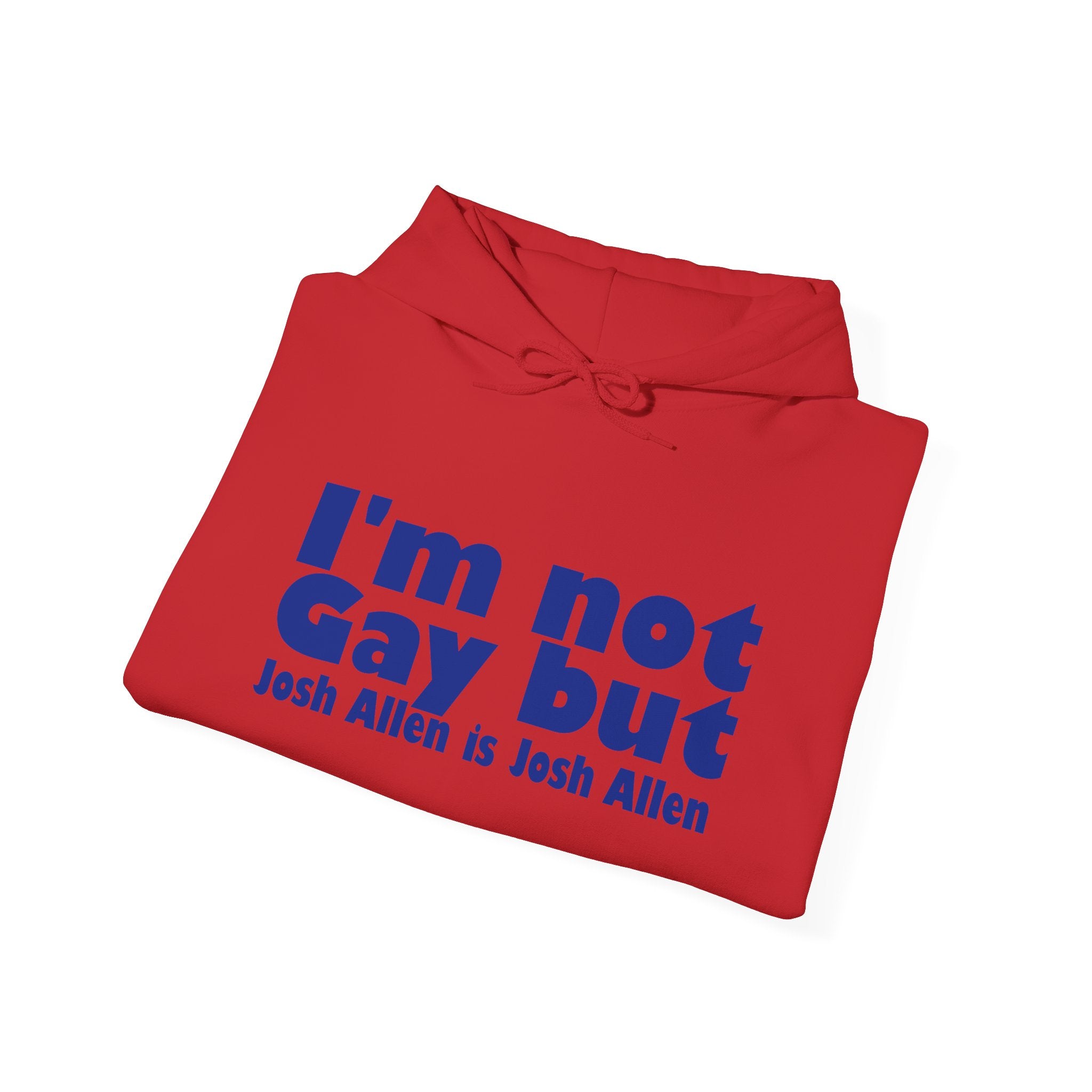 I'm not Gay, but Josh Allen is Josh Allen hoodie- Buffalo Bills Mafia