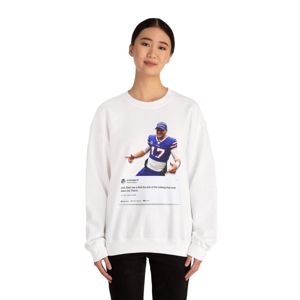 Josh Allen is Packin' Sweatshirt