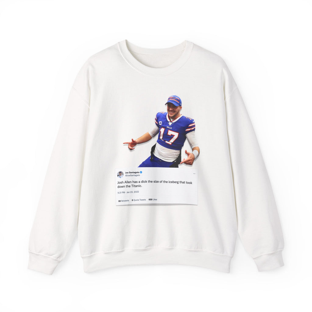 Josh Allen is Packin' Sweatshirt