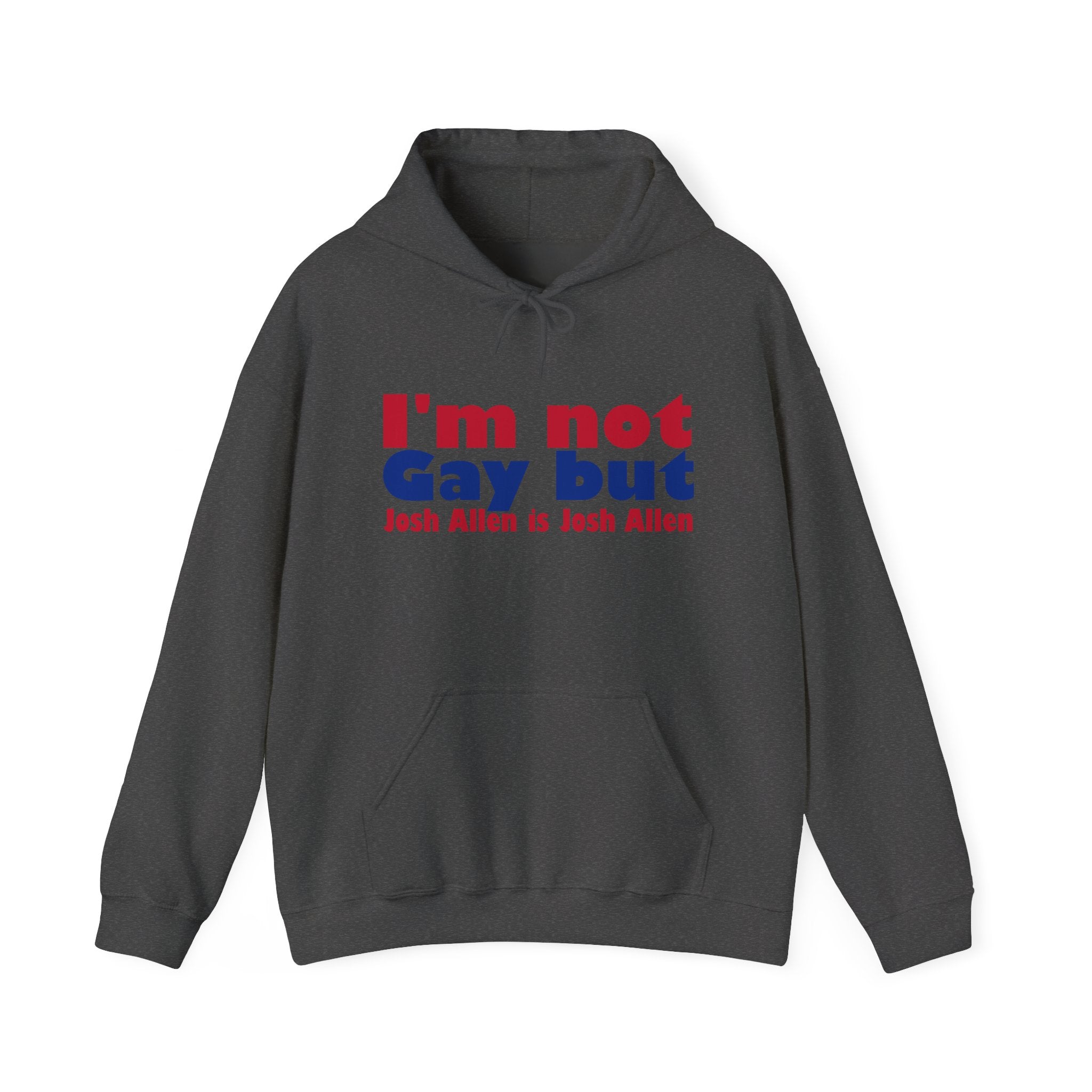 I'm not Gay, but Josh Allen is Josh Allen hoodie- Buffalo Bills Mafia