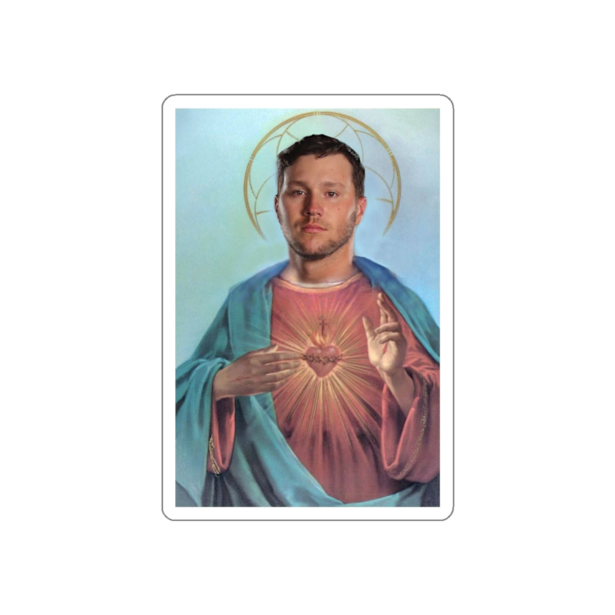 Jesus Allen Sticker- Buffalo Bills Mafia