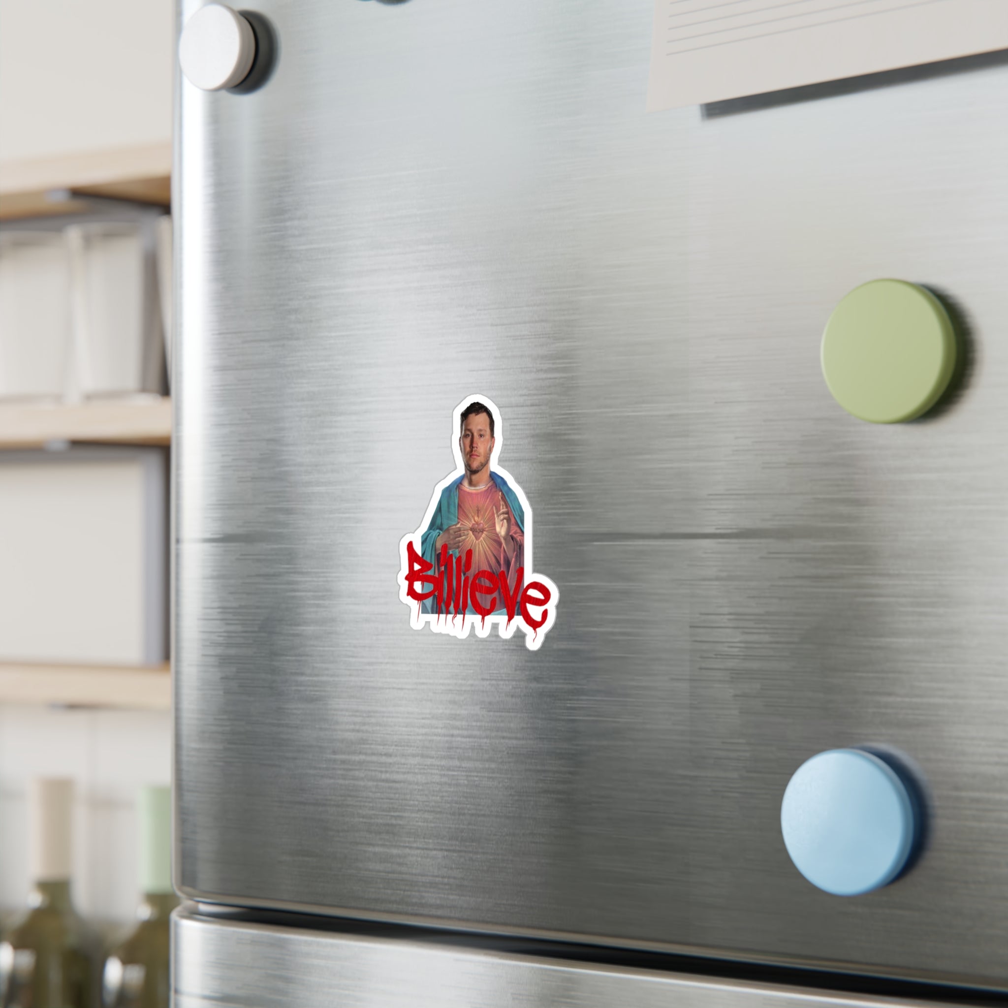 Jesus Allen Billieve Sticker- Buffalo Bills Mafia