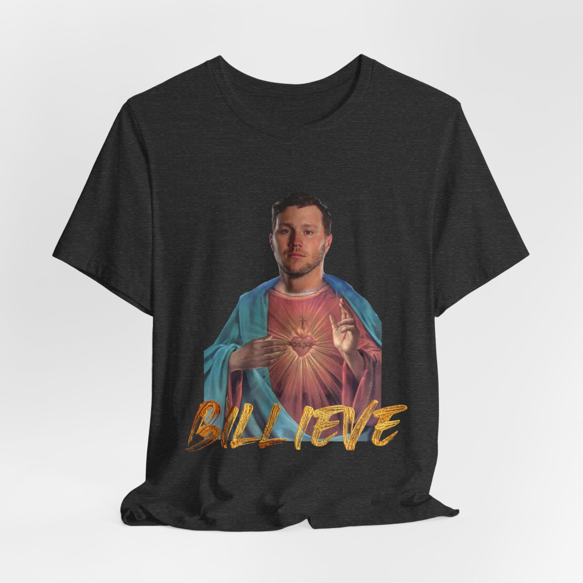 Buffalo Bills Josh Allen Billieve T-Shirt, Football Fan Gift, Game Day Apparel, NFL Team Tee, Sports Fan Shirt