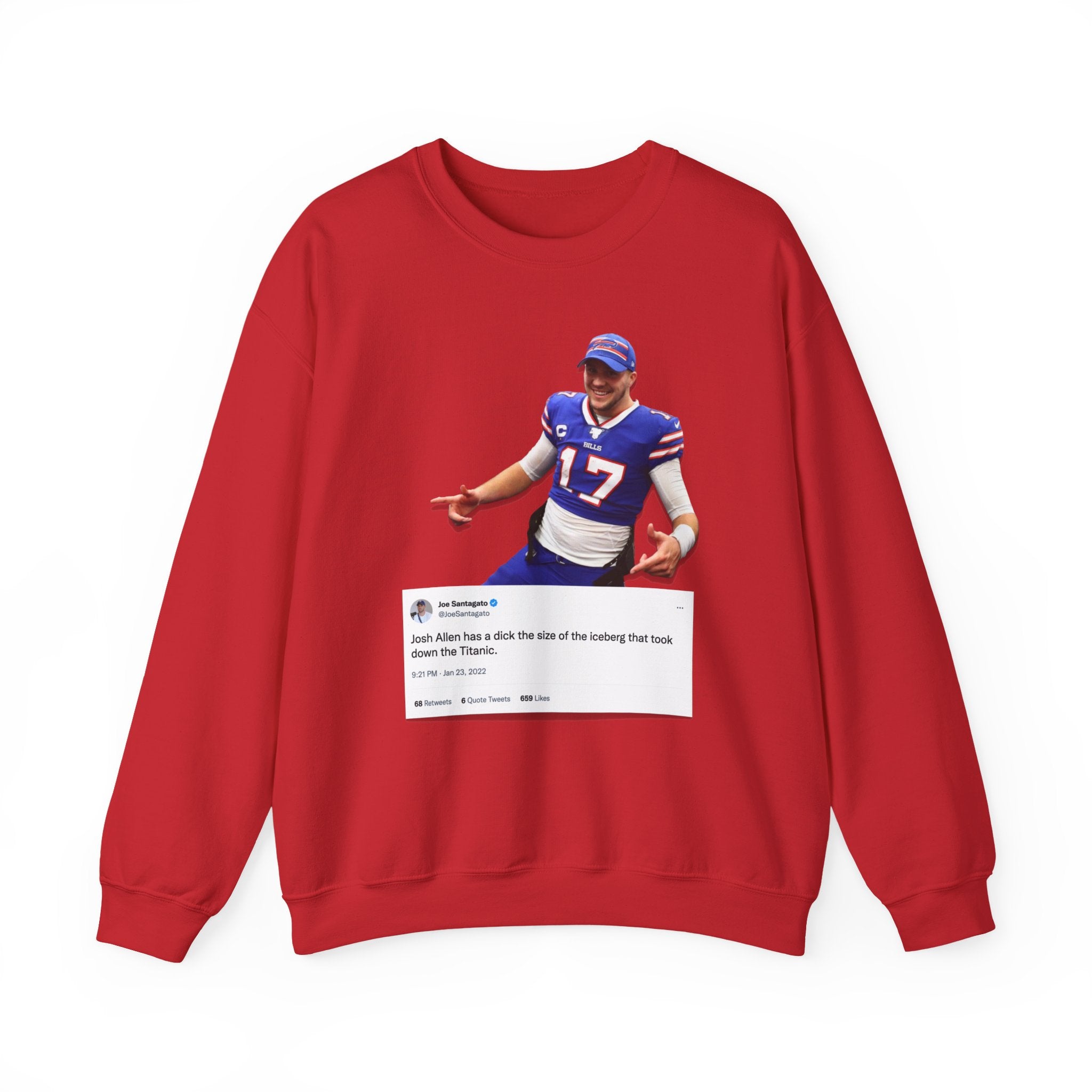 Josh Allen is Packin' Sweatshirt