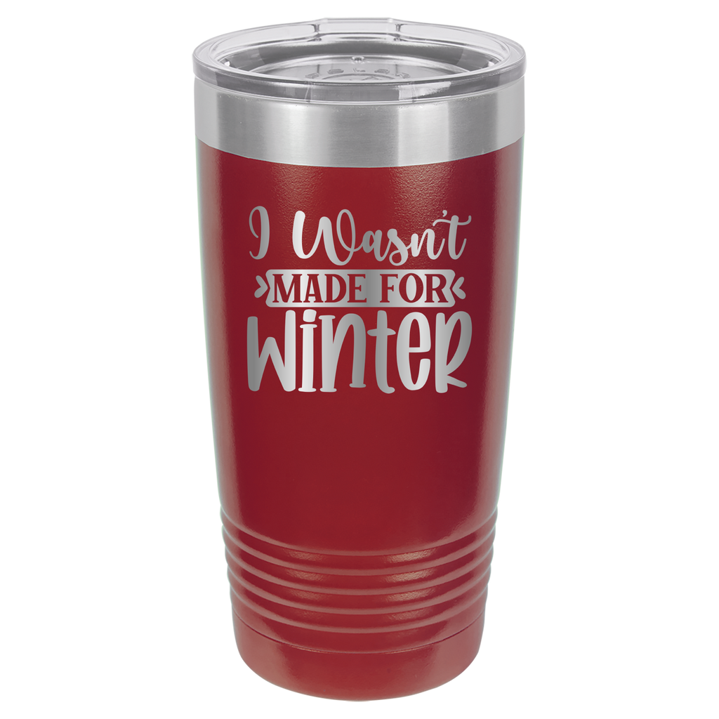 I Wasn't Made For Winter - 20oz Polar Camel Tumbler image 10