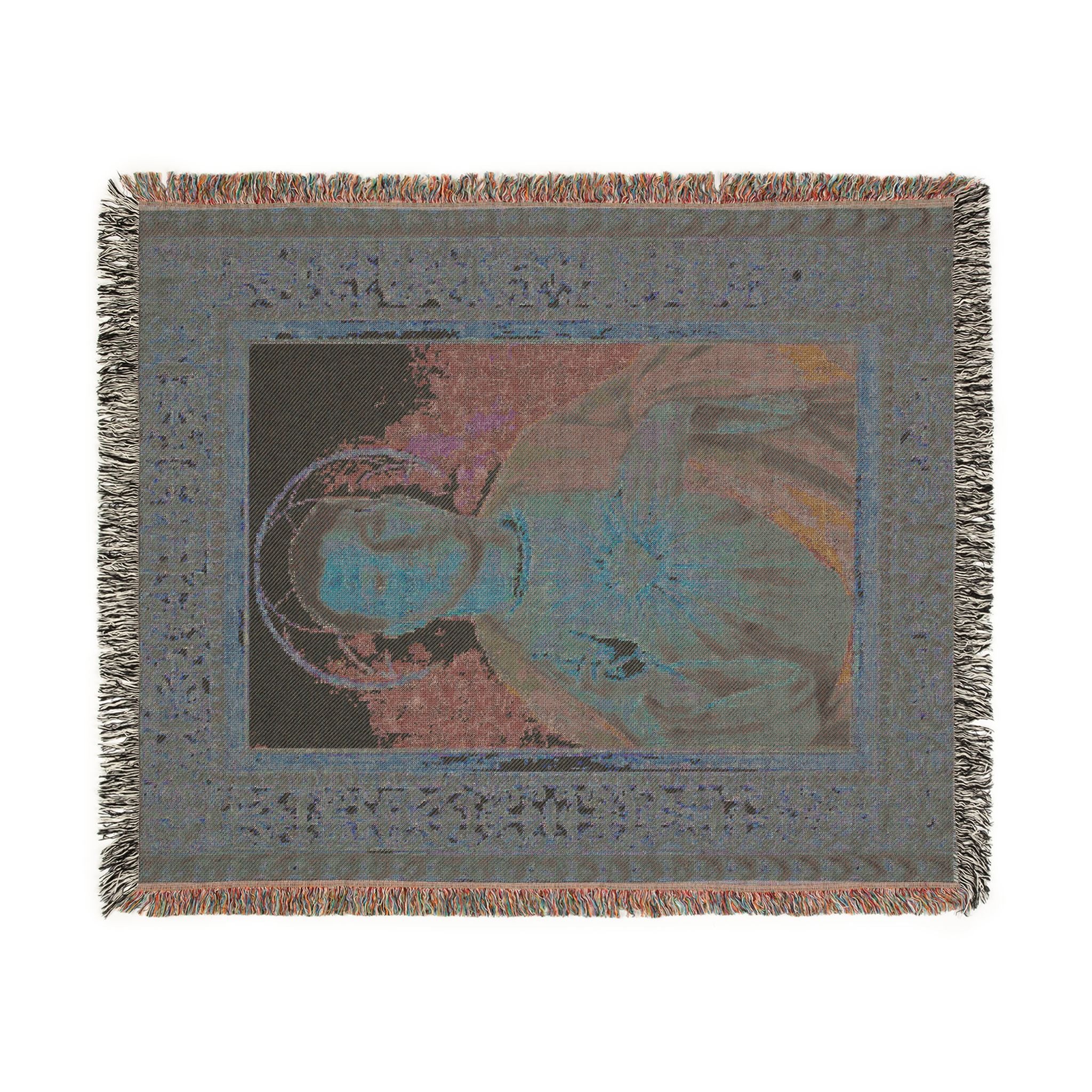 Josh Allen Jesus Woven Blanket - Buffalo Bills Fan Gift, Religious Football Home Decor, Cozy Throw, Bedding, Wall Tapestry