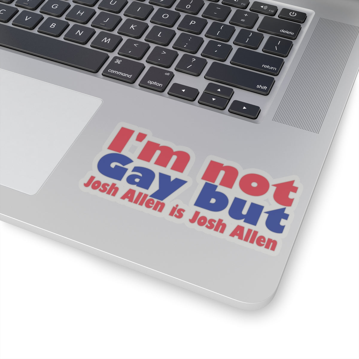 I'm not Gay, but Josh Allen is Josh Allen sticker- Buffalo Bills Mafia