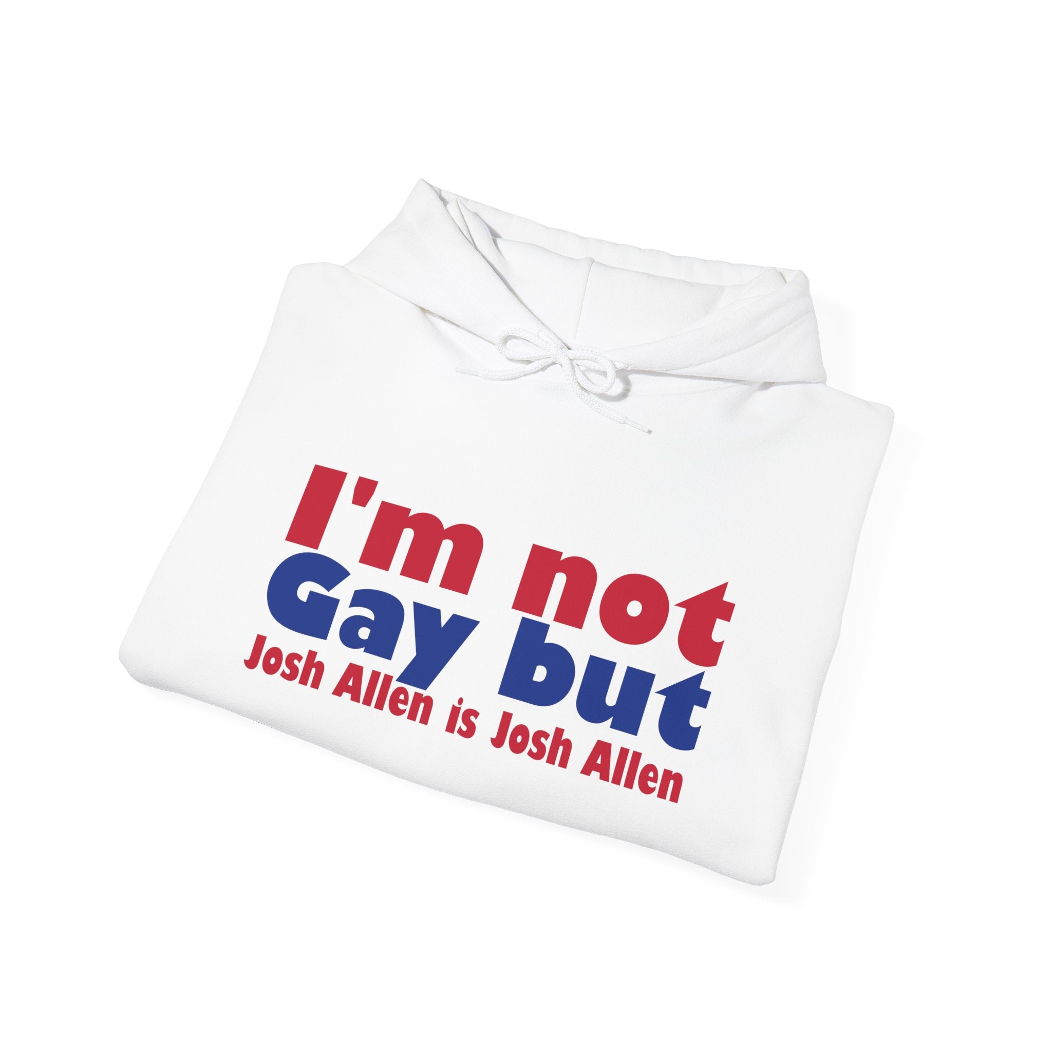I'm not Gay, but Josh Allen is Josh Allen hoodie- Buffalo Bills Mafia