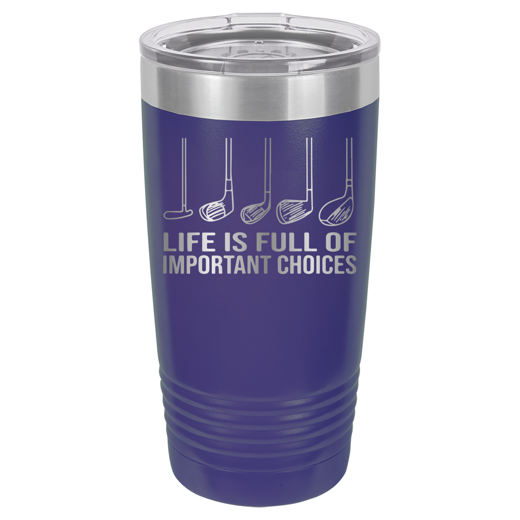 Life Is Full of Important Choices - Golf - 20oz Polar Camel Tumbler image 5