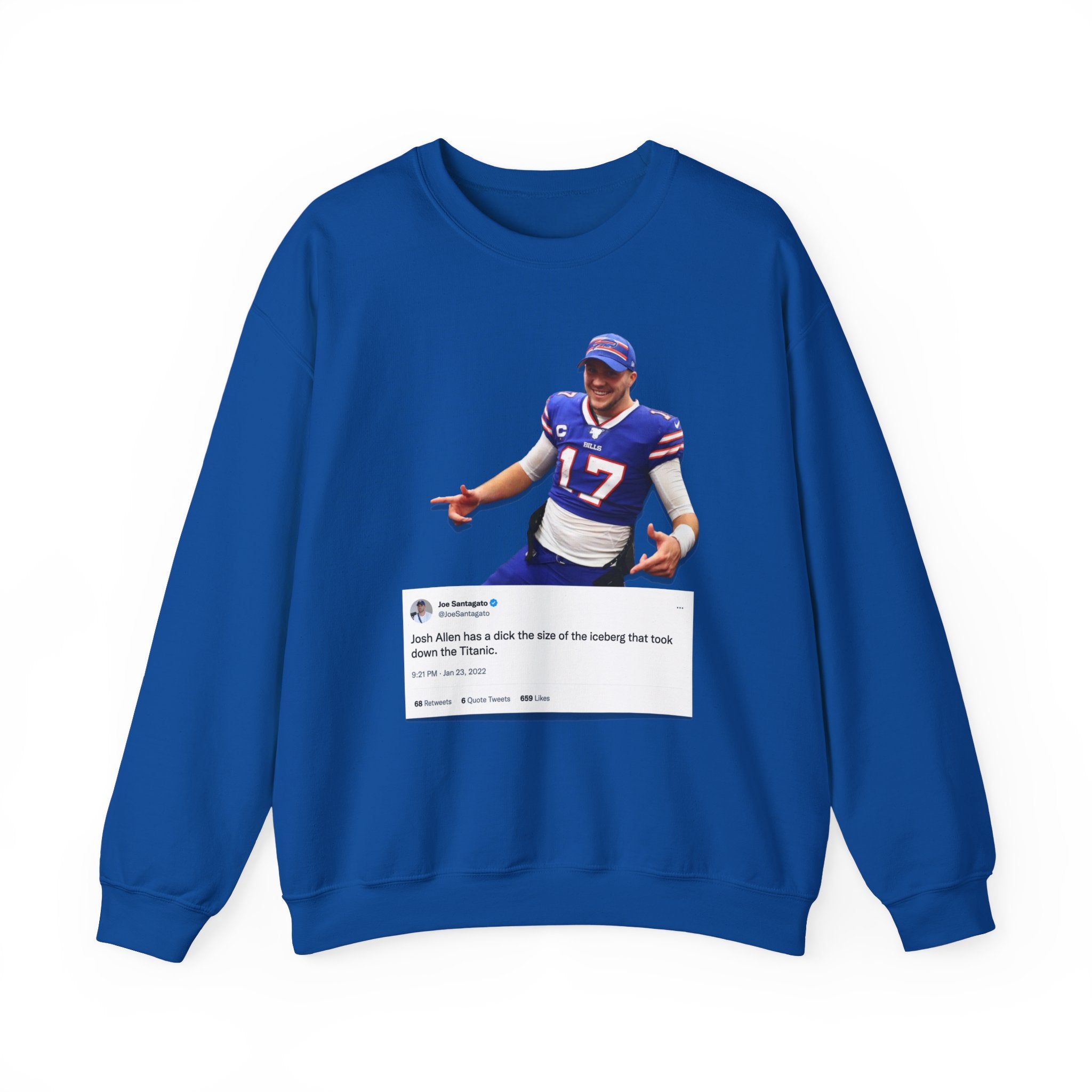 Josh Allen is Packin' Sweatshirt