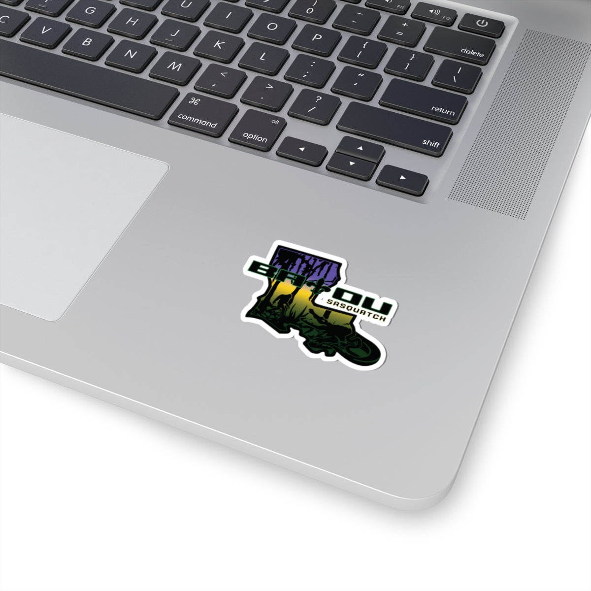 Mardi Gras Bayou Bronco Kiss-Cut Sticker