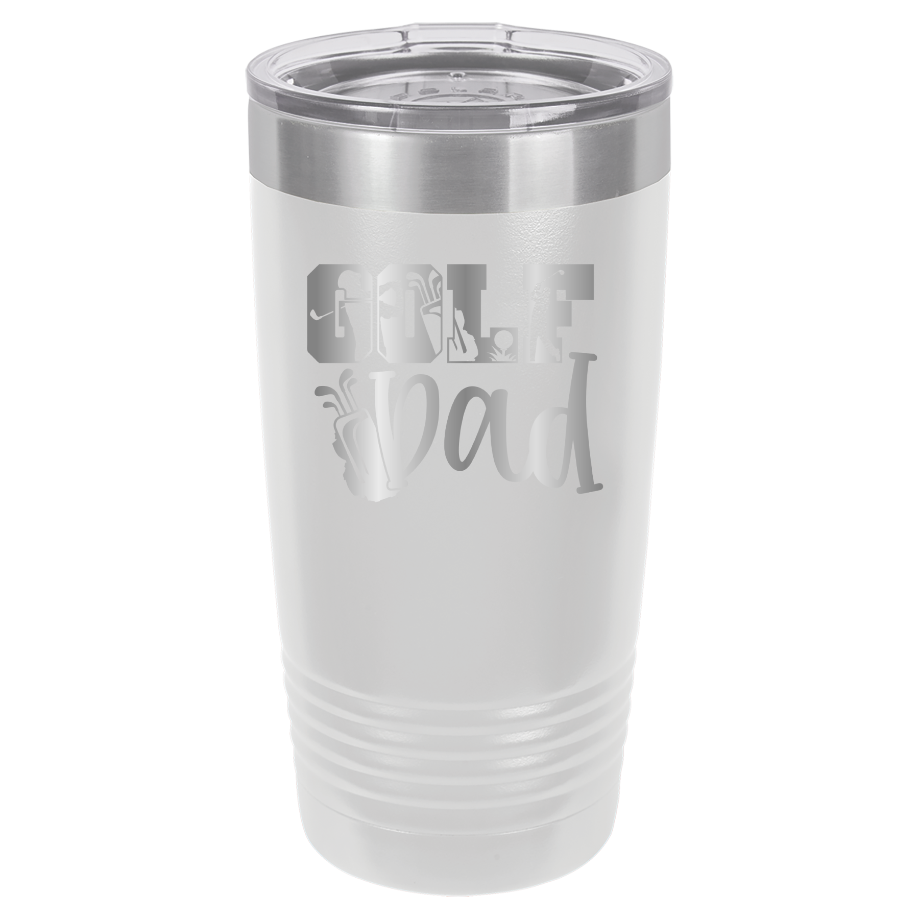 Golf Dad - 20oz Polar Camel Tumbler - White image