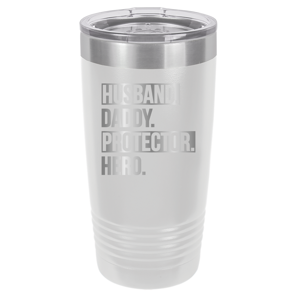Father's Day "Husband. Daddy. Protector. Hero. 20oz Polar Camel Tumbler image 16